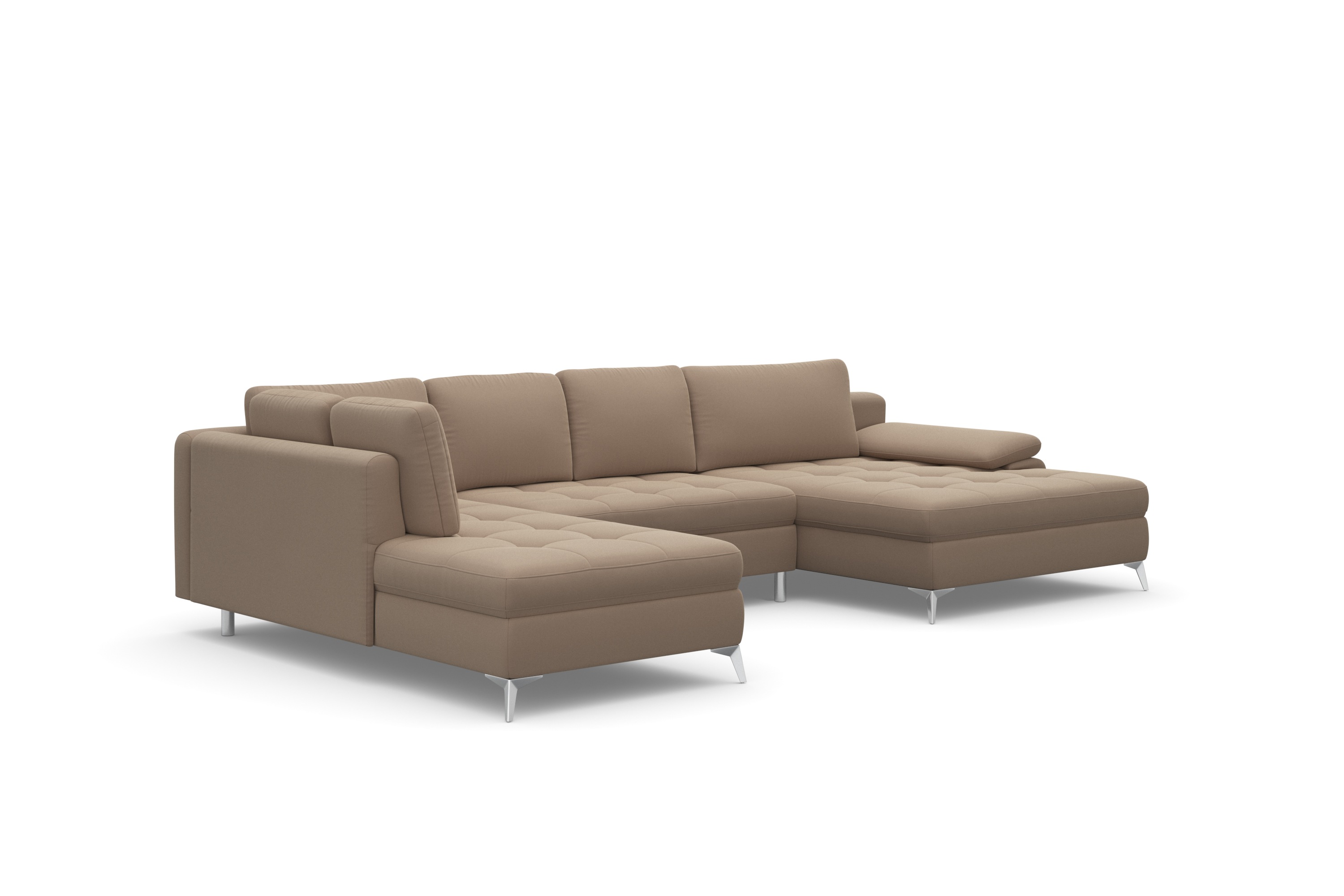 Thumbnail - sit&more Wohnlandschaft "Latigo U-Form" mit Mega-Recamiere, wahlweise mit Bettfunktion und Bettkasten