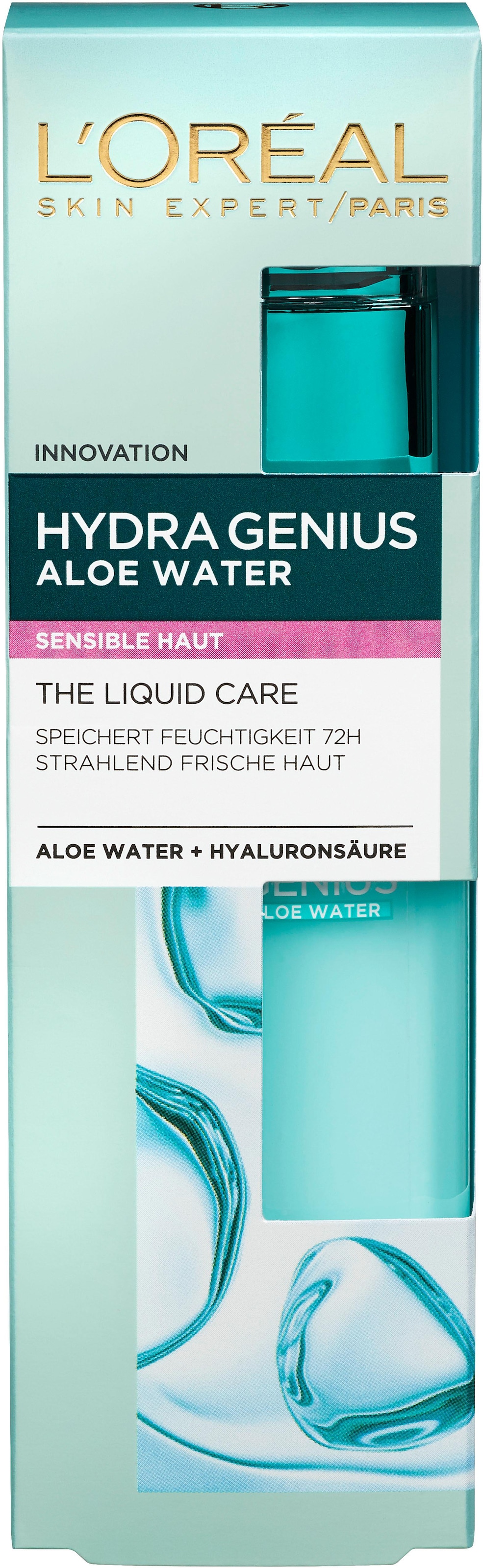 L'ORÉAL PARIS Gesichtsfluid »Hydra Genius Aloe Aqua«, mit hoher Wirksamkeit