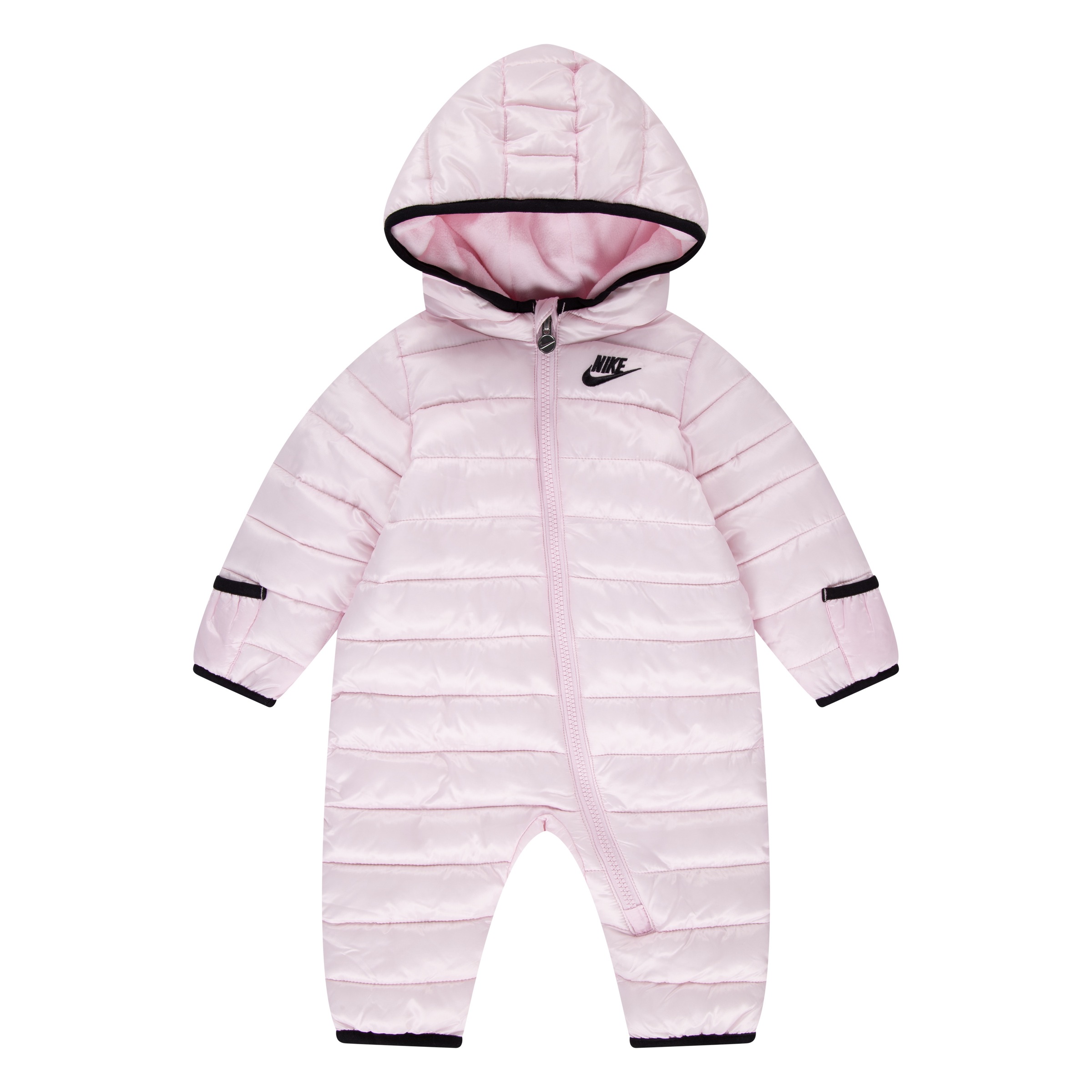 NIKE SPORTSWEAR Mädchen Schneeoverall "NKN NIKE SOLID BABY SNOWSUIT"pink foam, Gr. 74, Obermaterial: 100% Polyester, Overalls, für Babys