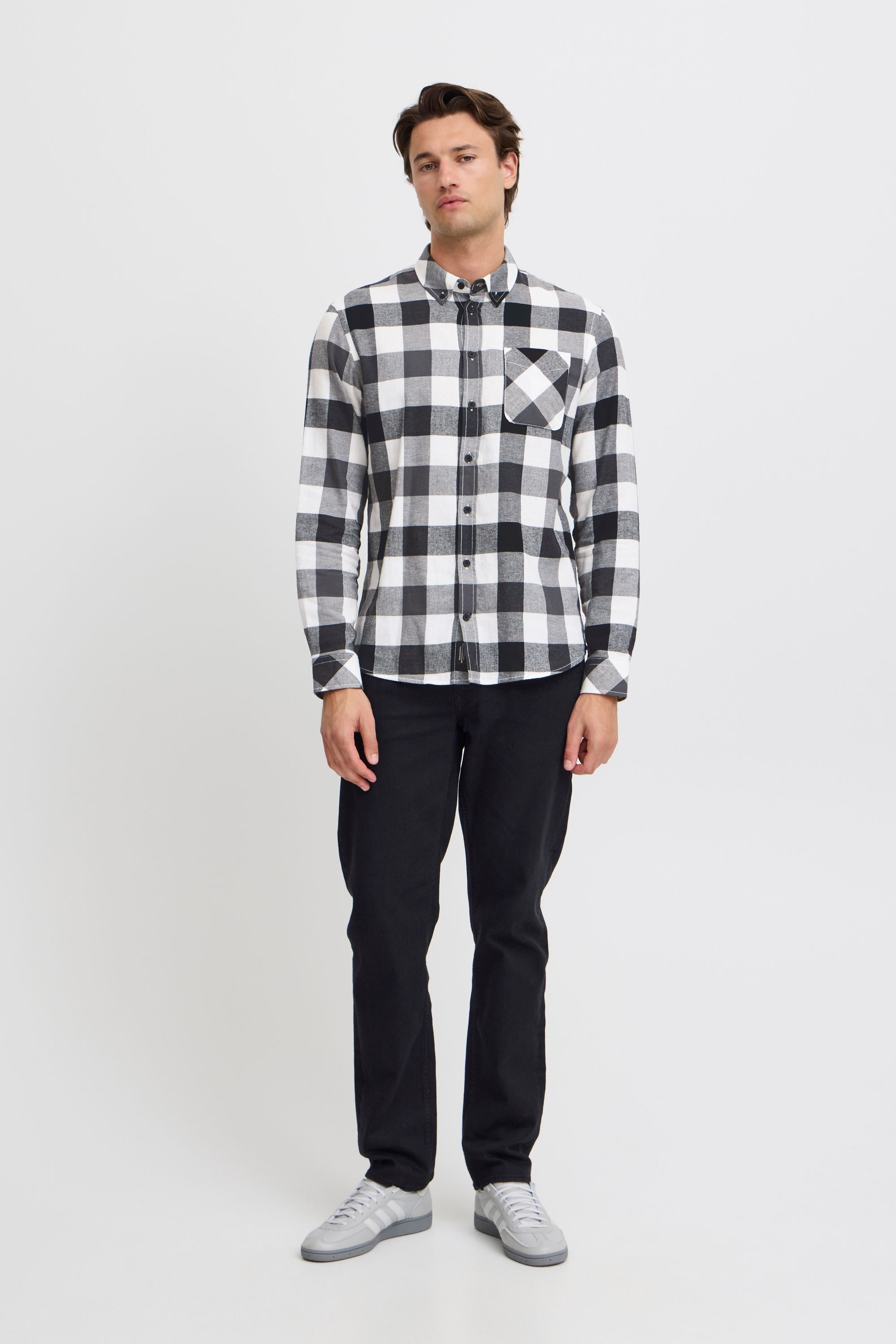 Thumbnail - Blend Langarmhemd "BHShirt", Stilvolles kariertes Langarmhemd mit Brusttasche