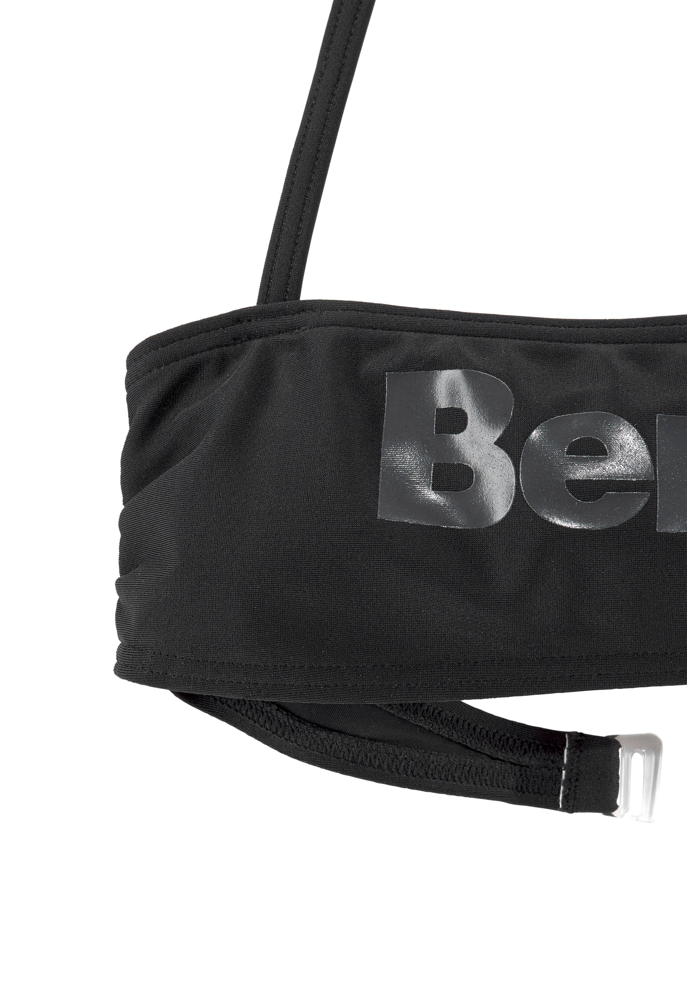 Bandeau-Bikini online Bench. großem BAUR Logoprint | kaufen mit