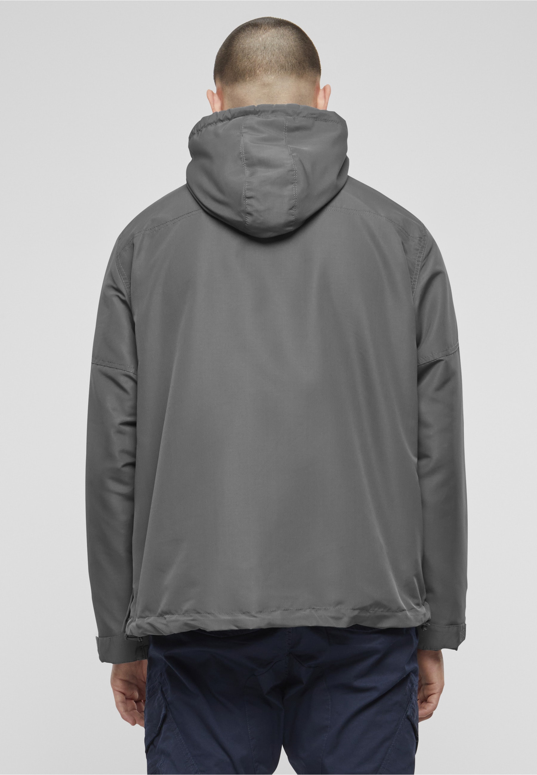 Brandit Anorak »Brandit Herren Fleece Pull Over Windbreaker« 1 Stk. tlg. mit Kapuze