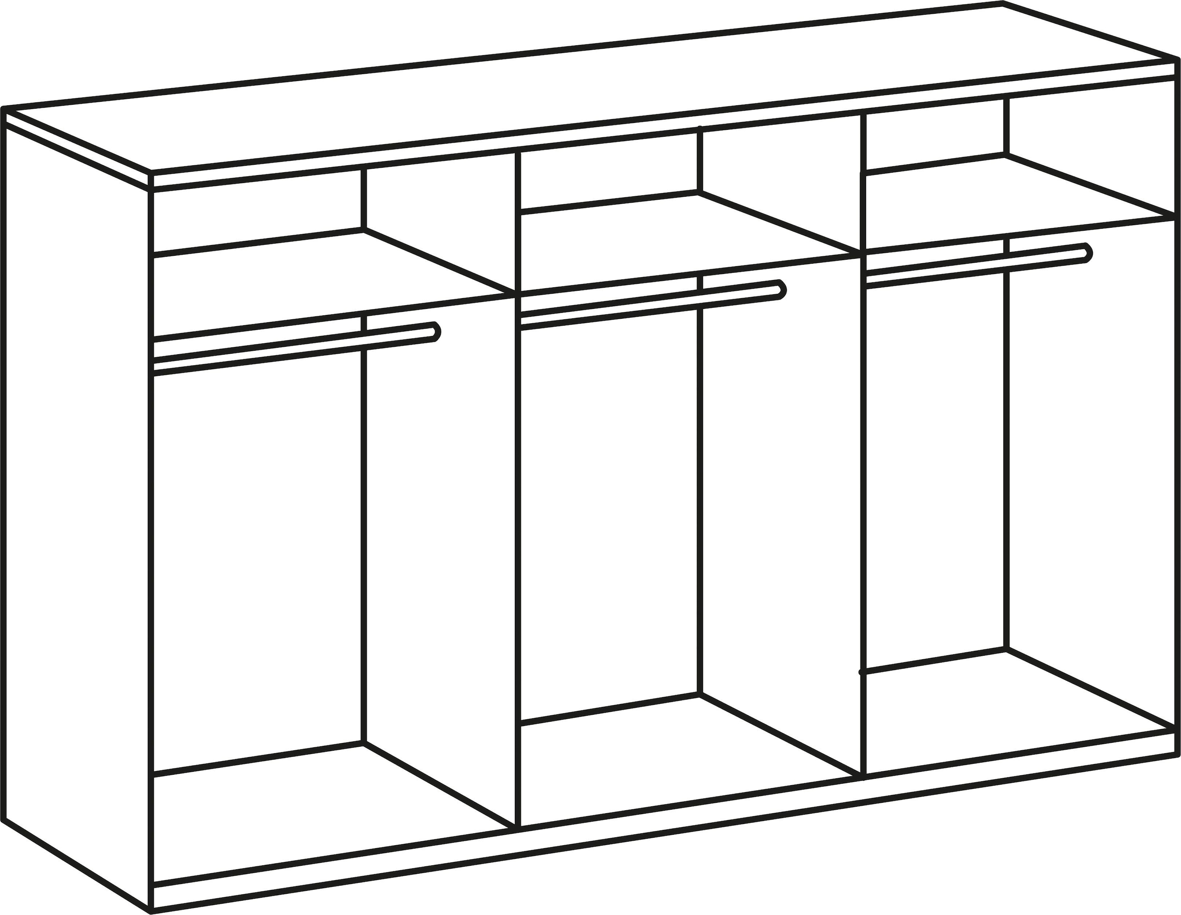 Wimex Kleiderschrank »New York«, in vielen Breiten, 208 oder 236cm hoch