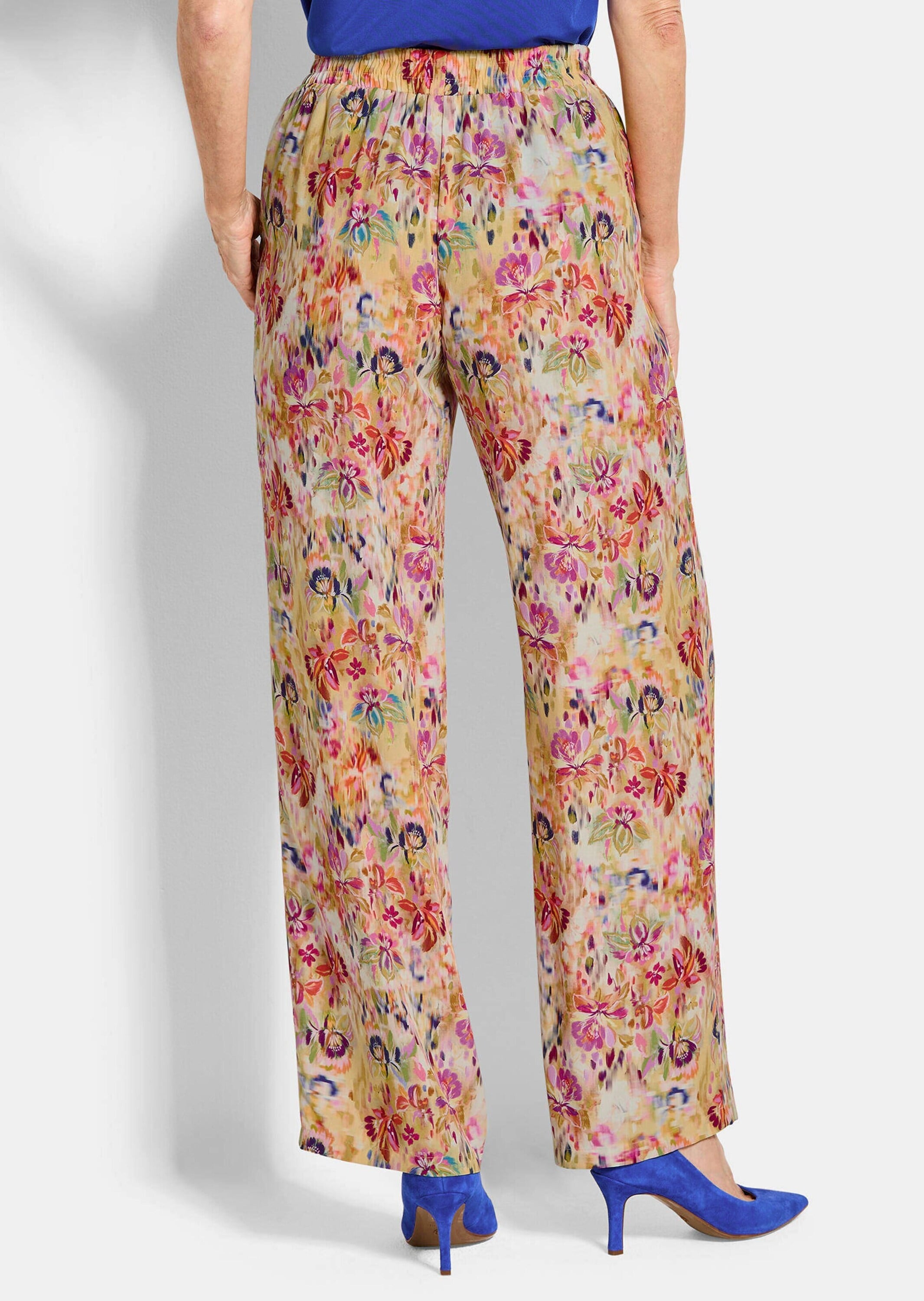 GOLDNER 2-in-1-Hose »Weite Hose VERA aus Viskose«