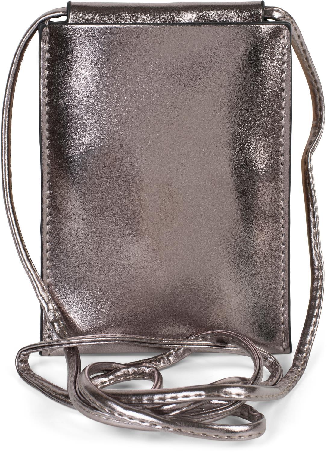 styleBREAKER Smartphonetasche "Handy Umhängetasche Metallic"