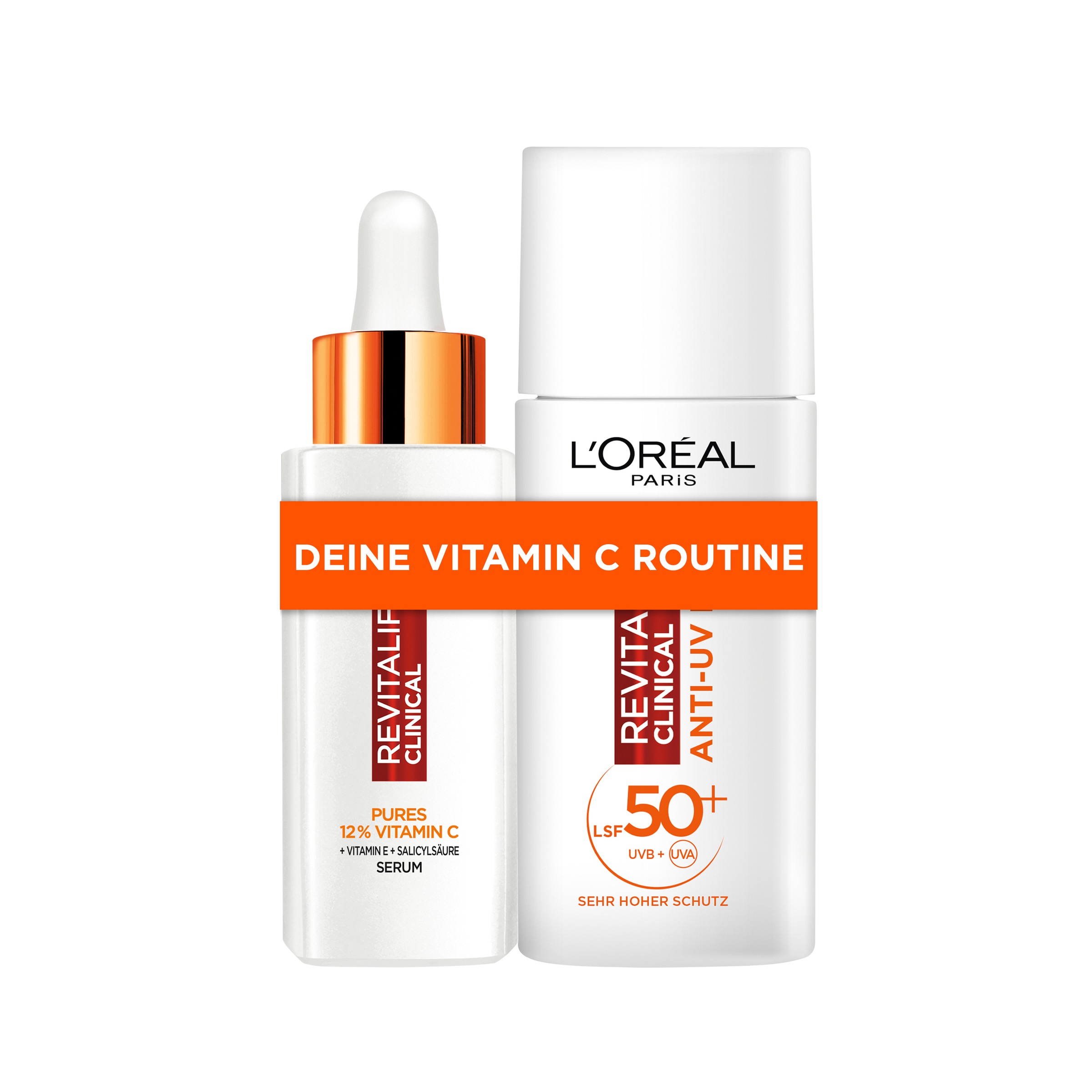 L'ORÉAL PARIS Gesichtspflege-Set »Revitalift Vitamin C Duo«, (Set, 2 tlg.)