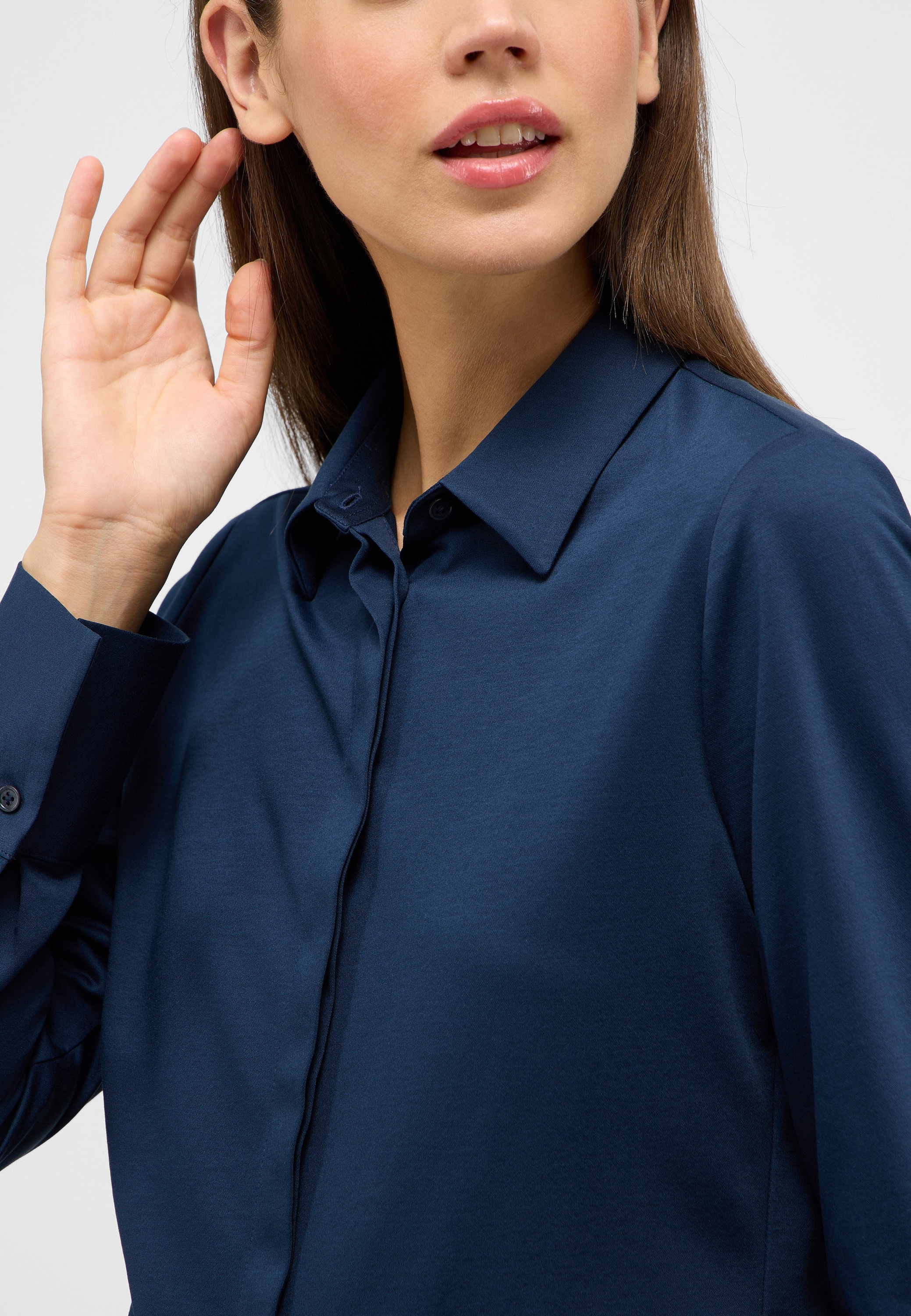 Eterna Hemdbluse »FITTED«, EASY IRON (bügelleicht)