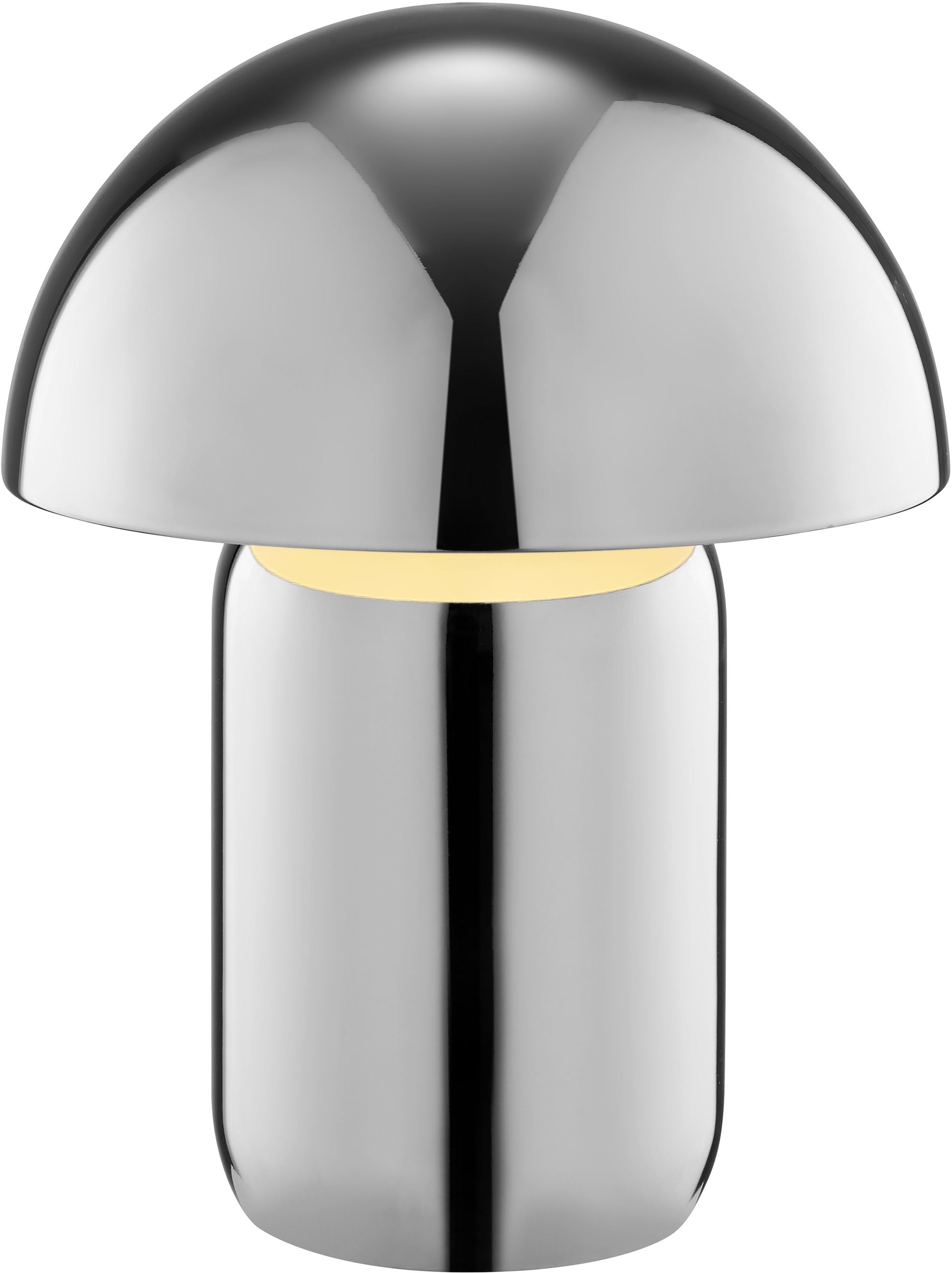 LeGer Home by Lena Gercke LED Tischleuchte »Galilea«, 1 flammig, Leuchtmittel LED-Modul | LED fest integriert, dimmbar, Ø 20 cm, Metall, Akku Tischlampe, Schalter mit Touchfunktion