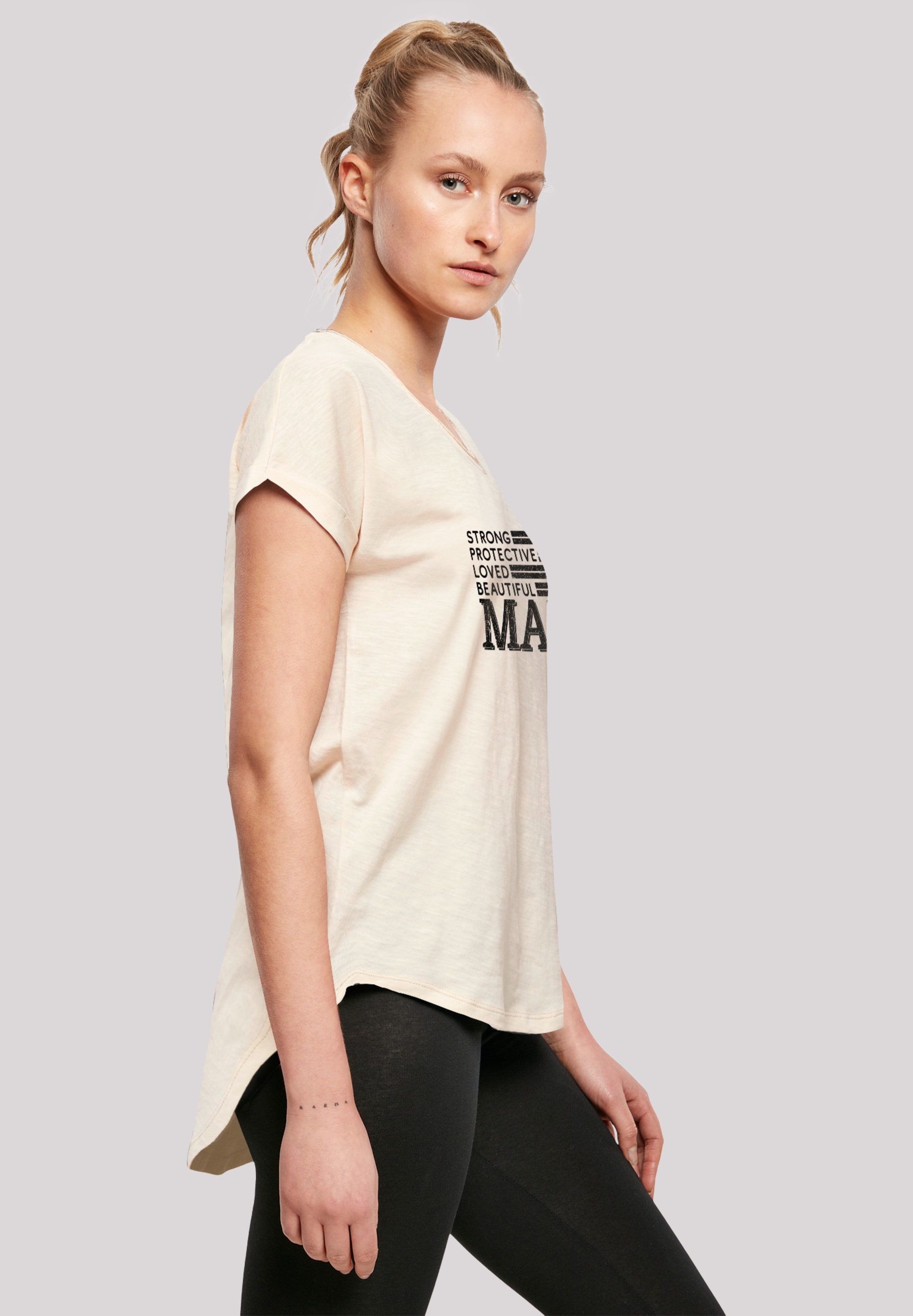 F4NT4STIC T-Shirt »Mothers Day Best Mom Tribute«, Premium Qualität