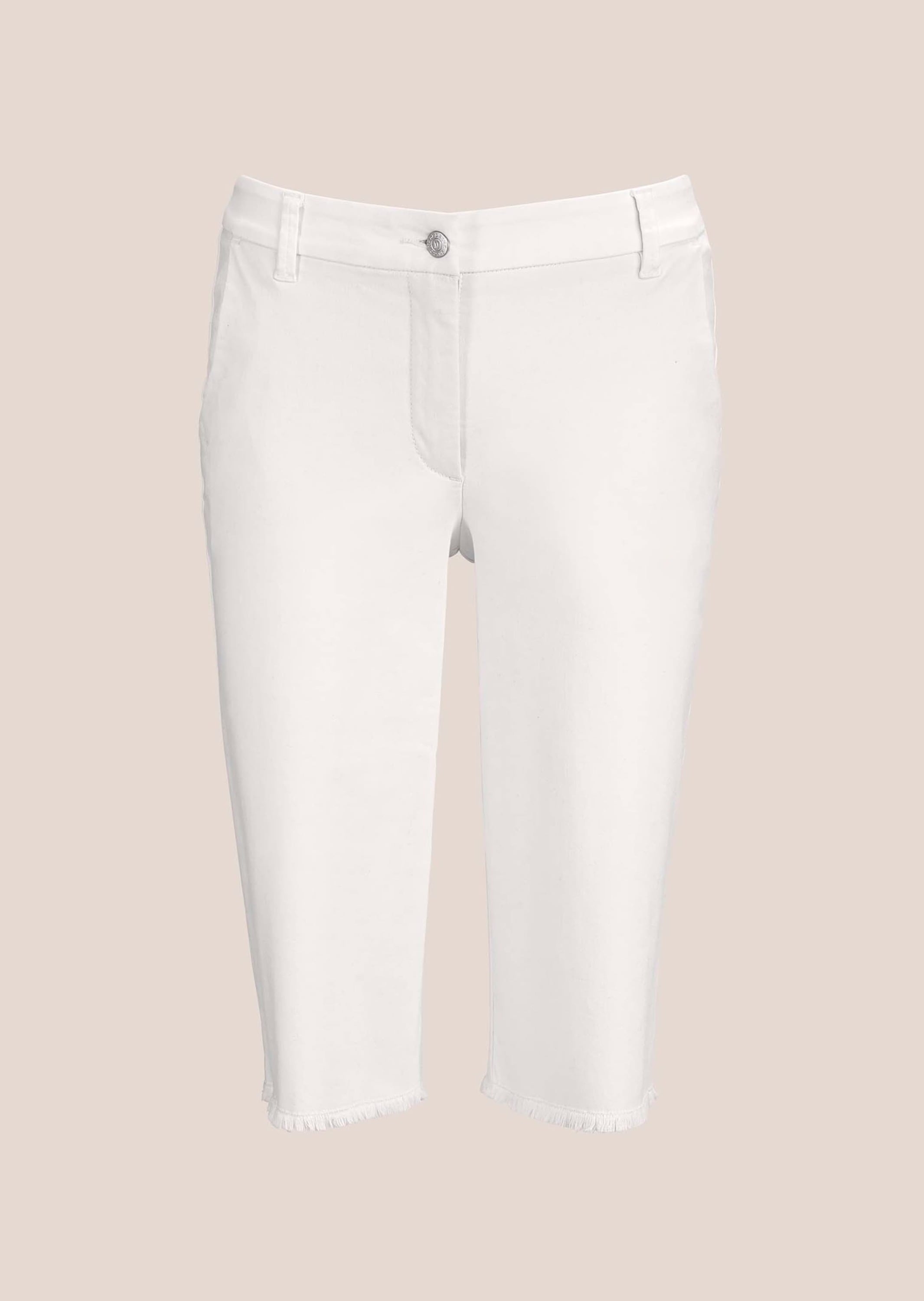 MADELEINE Palazzohose "Bermuda Bermuda mit Fransen" günstig online kaufen