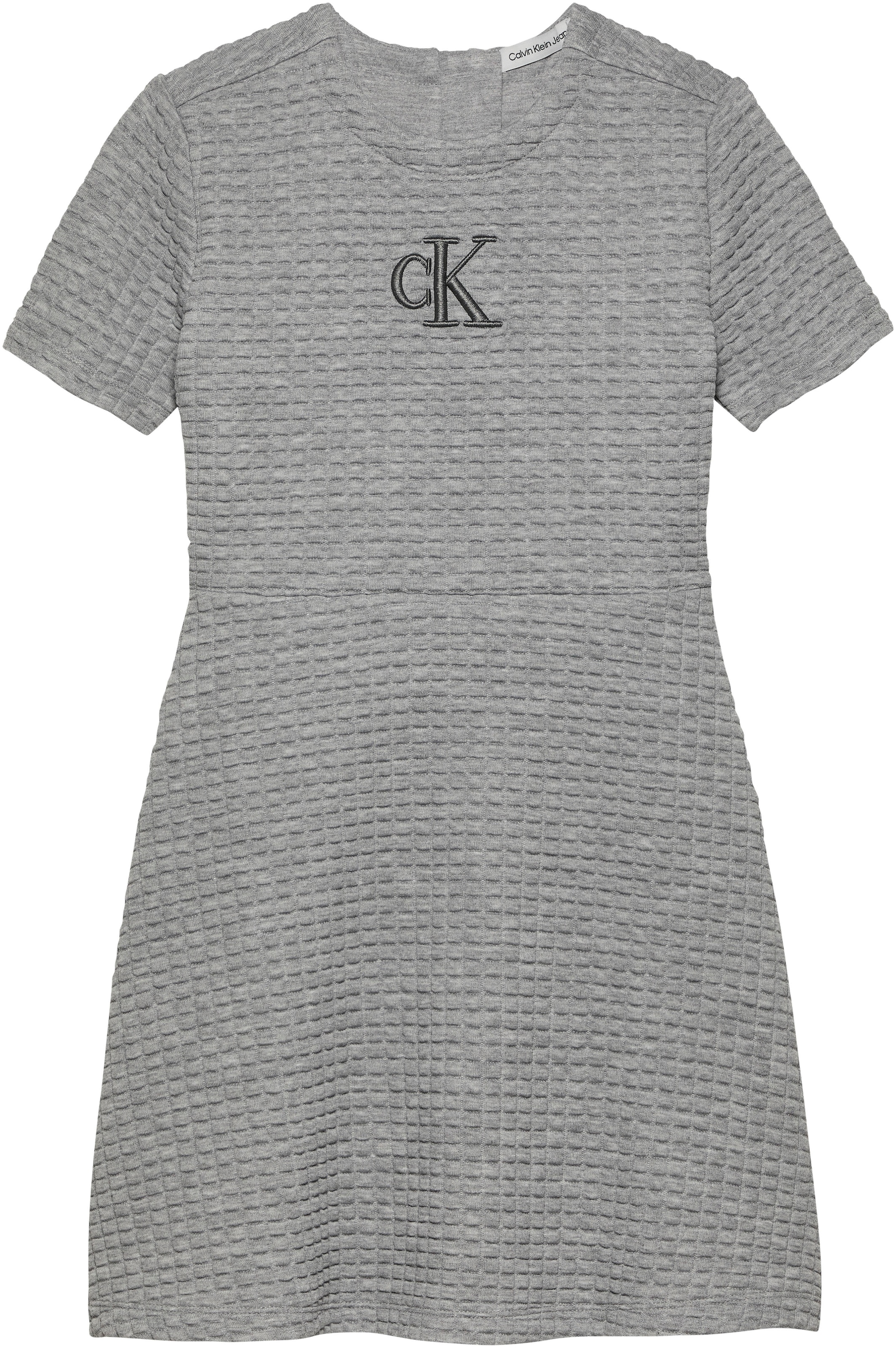 Calvin Klein Jeans Jerseykleid »JACQUARD QUILTED SS DRESS« für Kinder bis 16 Jahre