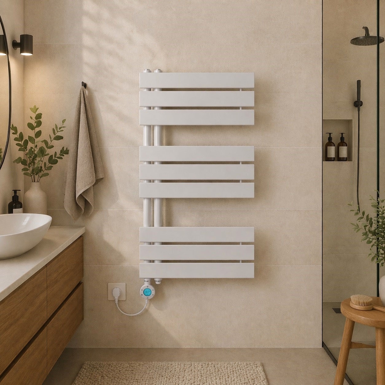 Sanotechnik Badheizkörper »E-Salzburg 50x90cm« elektrisch, 400W