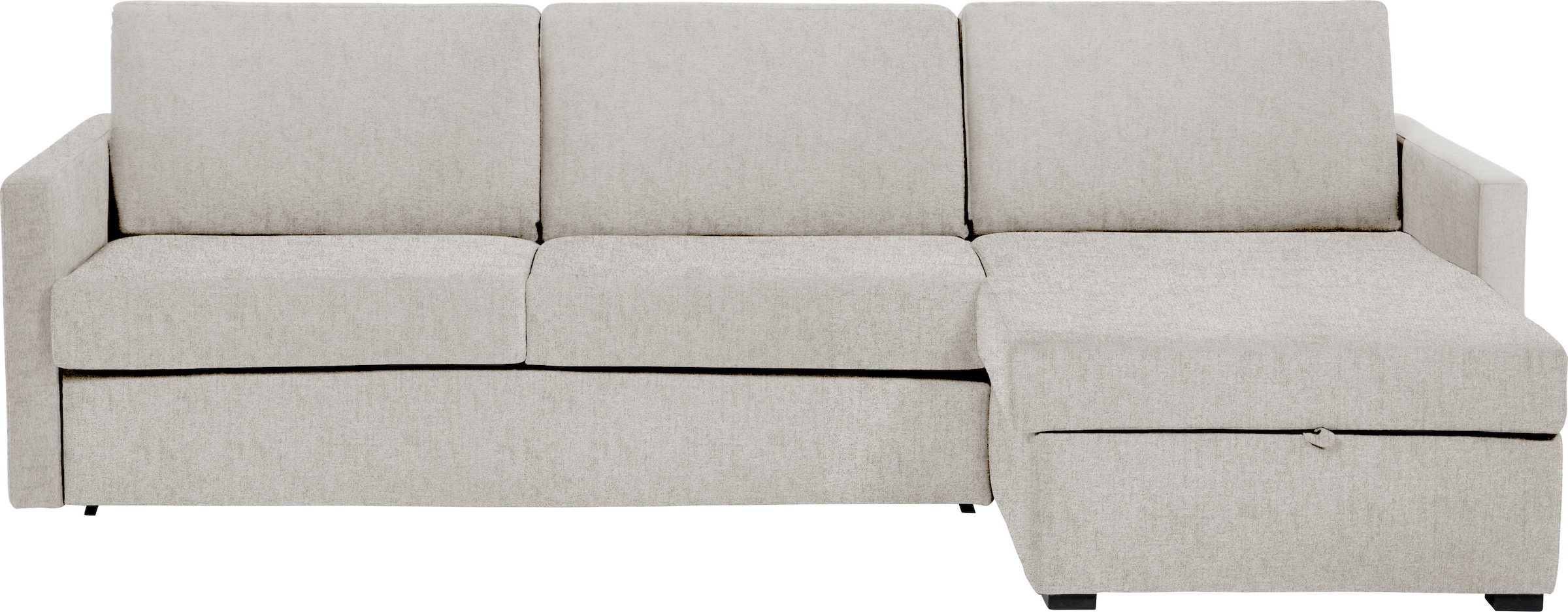 Places of Style Schlafsofa »GOLDPOINT Ecksofa 264 cm, Liegefläche (140/200cm), L-Form,«, Bettfunktion, Bonell-Federkernmatratze und Dauerschläfer-Funktion