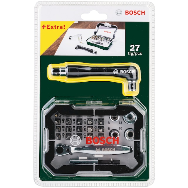 Black Friday Bosch Home & Garden Bit-Set »double end«, 27-teilig, SDB-Set,  Schrauberbit-Set, mit zusätzlicher Ratsche | BAUR