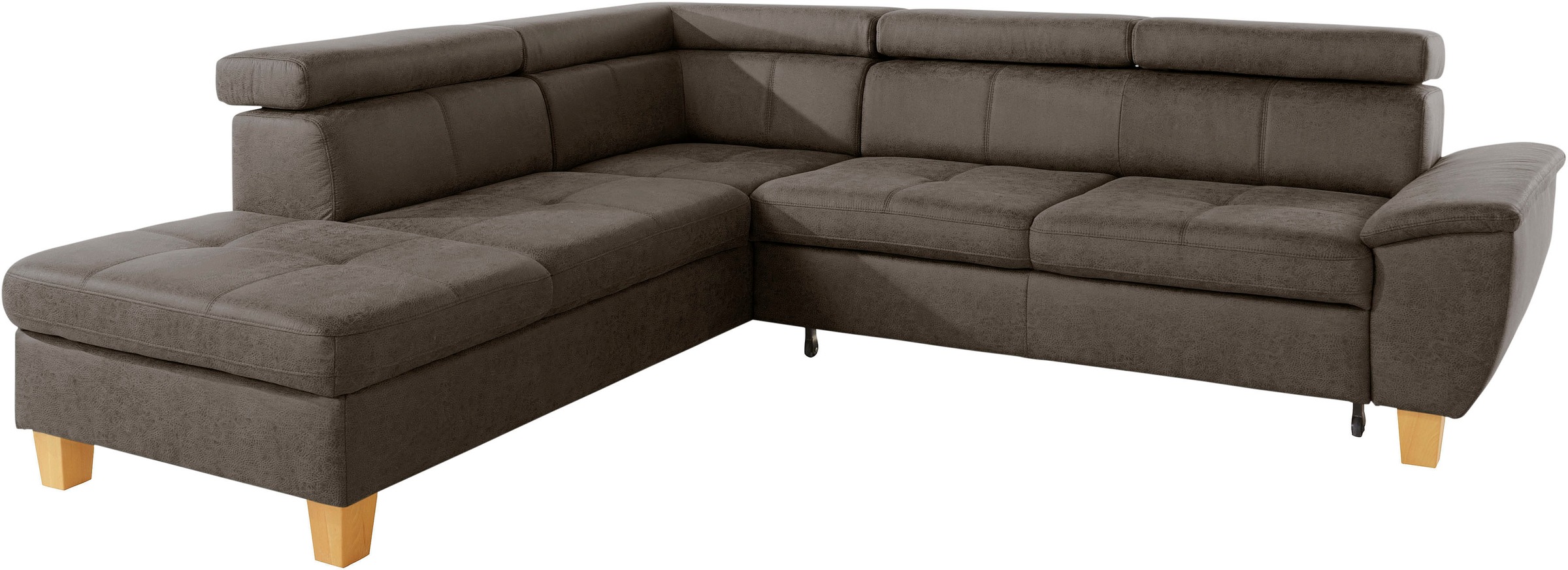 exxpo - sofa fashion Ecksofa "Enya, hoher Sitzkomfort, Breite 266cm, bequem günstig online kaufen