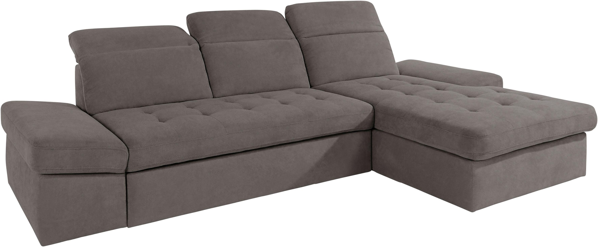 sit&more Ecksofa »Stardust L-Form«, wahlweise mit Bettfunktion und Bettkasten