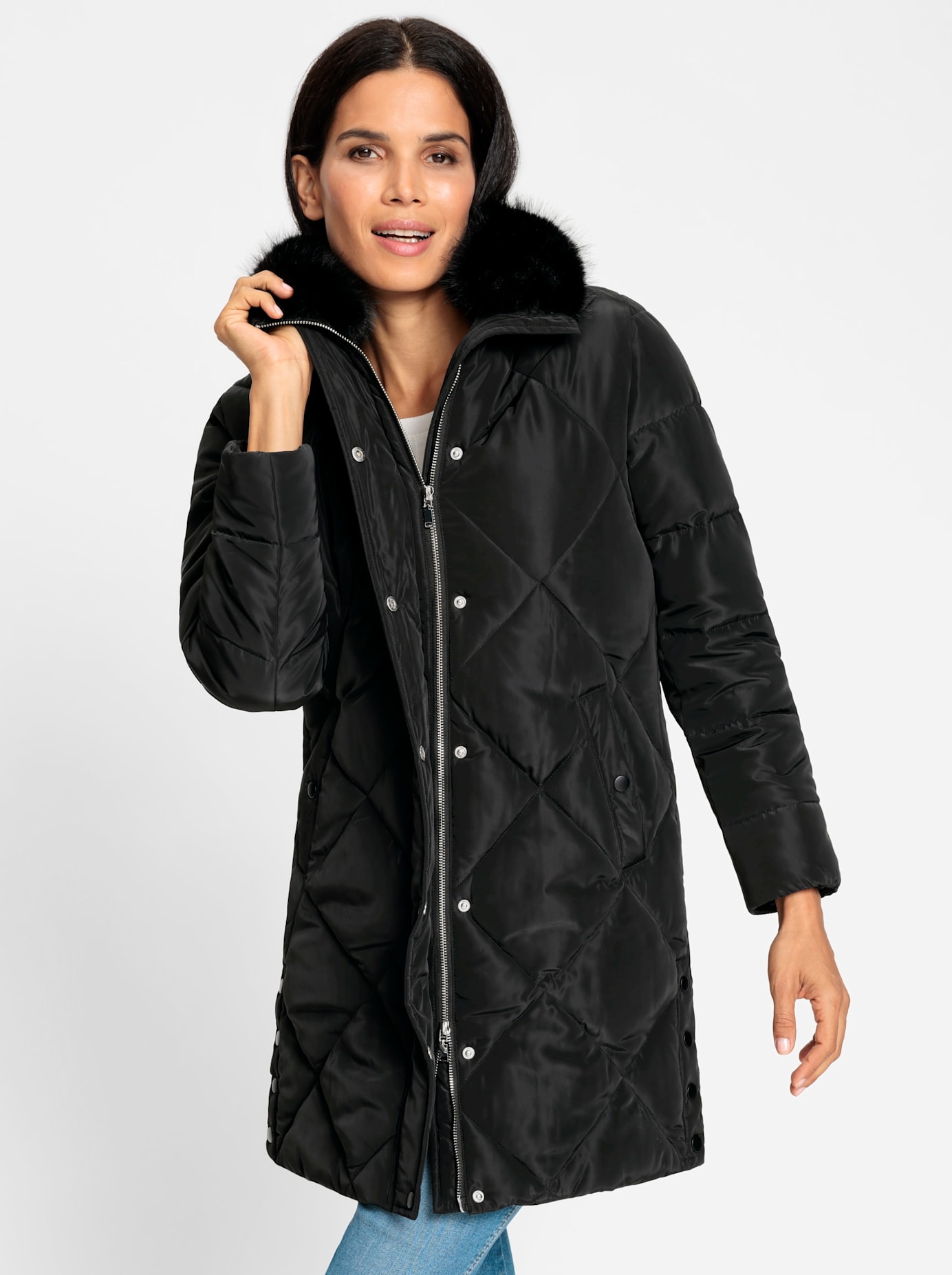 heine Langjacke, mit Kapuze