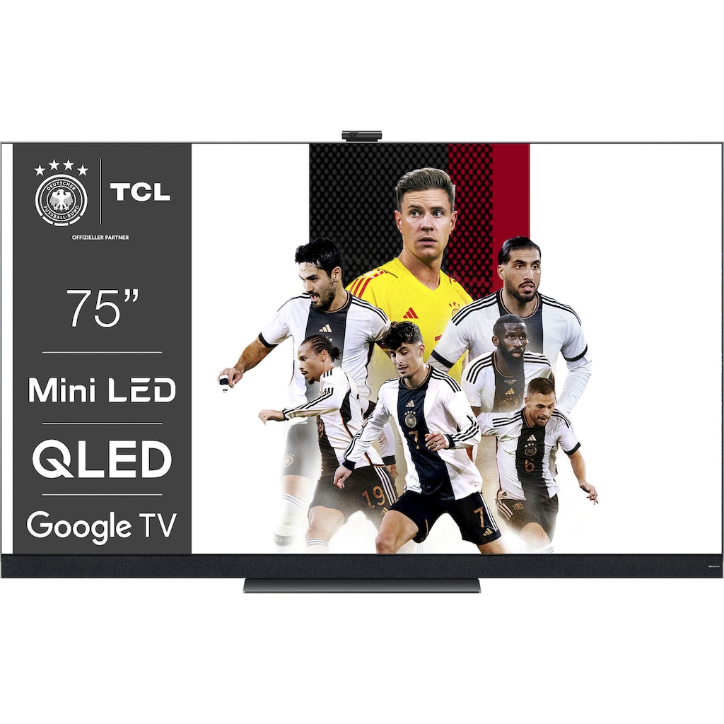 TCL QLED Mini LED-Fernseher »75X925X1«, 189 cm/75 Zoll, 8K, Google TV