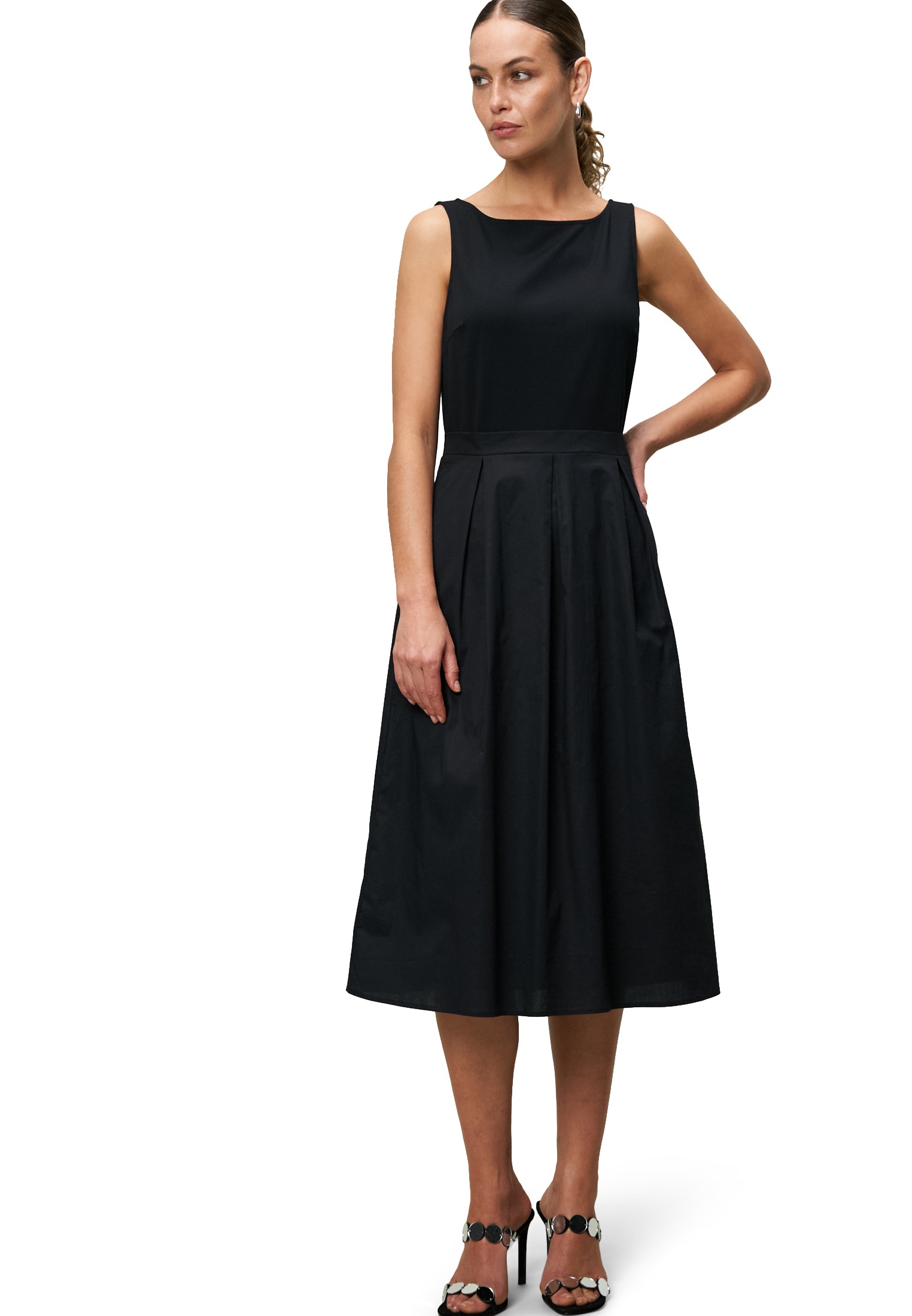 Zero Midikleid "zero Damen Sommerkleid Midikleid 2-in1-Optik ausgestellt", günstig online kaufen