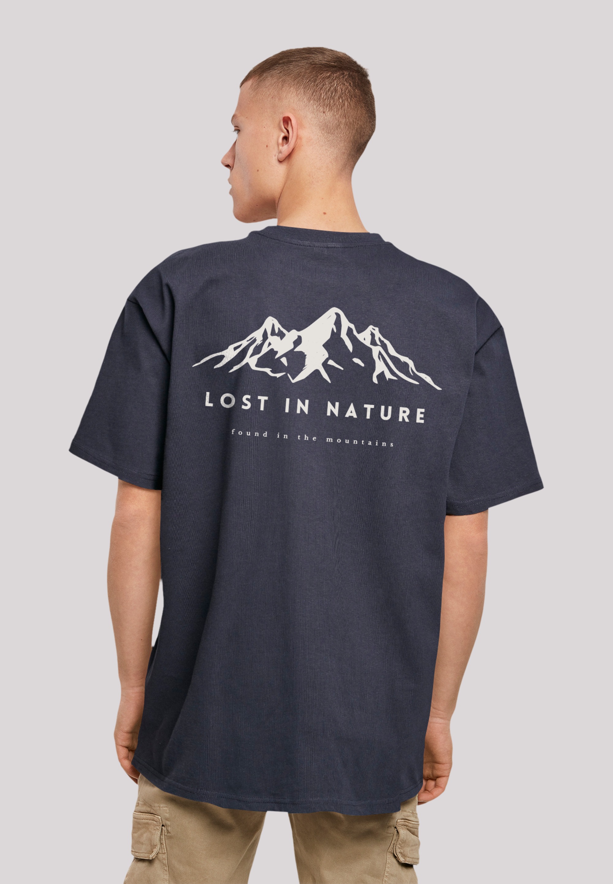 T-Shirt »Lost in nature«, Print