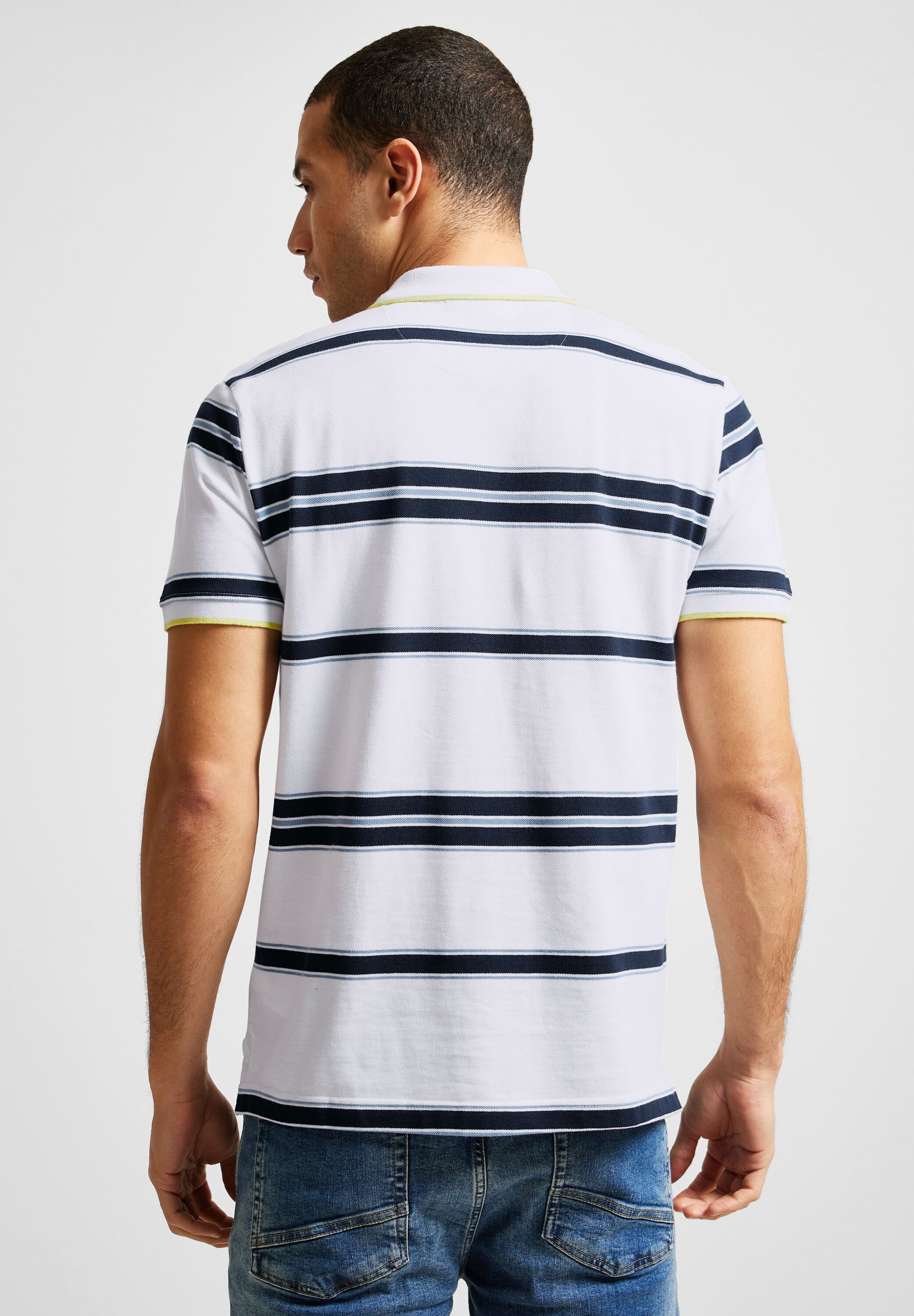 STREET ONE MEN Poloshirt, aus reiner Baumwolle günstig online kaufen