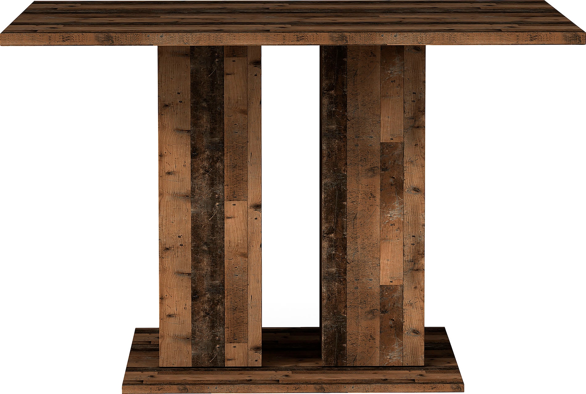 Homexperts Säulen-Esstisch »Mulan«, Breite 110 cm mit Regalfächern, in 3 Farben erhältlich