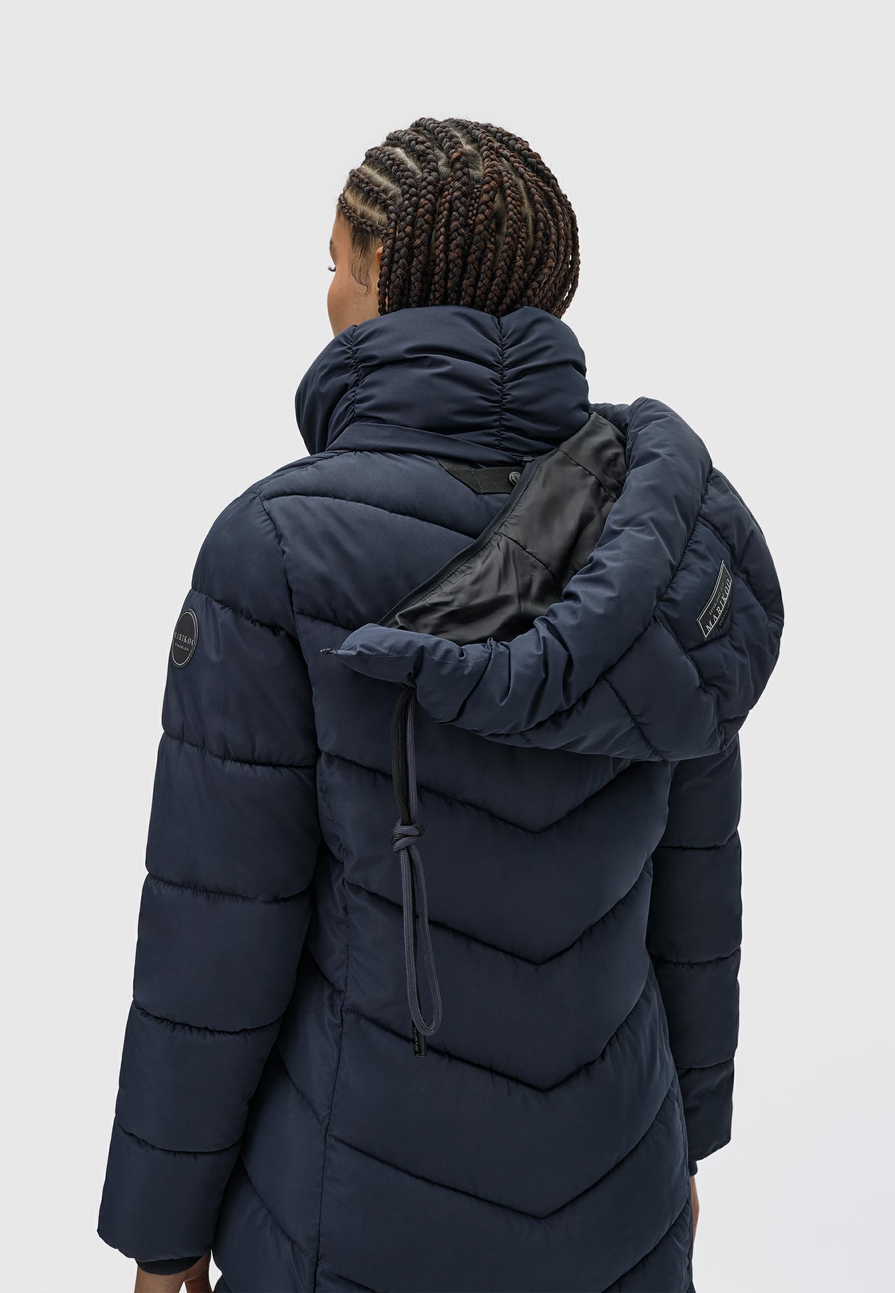 Marikoo Steppmantel »Sahnekatzii XIV-1« Wintermantel mit kuschlig warm wattiertem Kragen