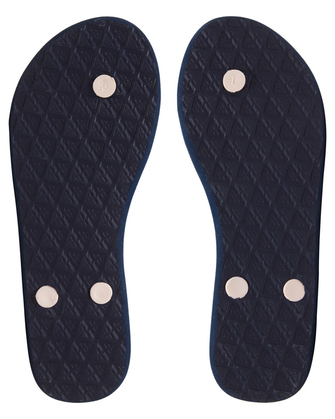 Sandale ROXY "Viva Tone", Damen, Gr. 11(42), blau (navy), Obermaterial:Obermaterial: 98% Synthetikmaterial, 2% Metall / Futter: 100% Synthetikmaterial / Außensohle: 100% Moosgummi;, Schuhe Damenschuh Schlappen Badeschuh Zehentrenner Sommerschuh 3