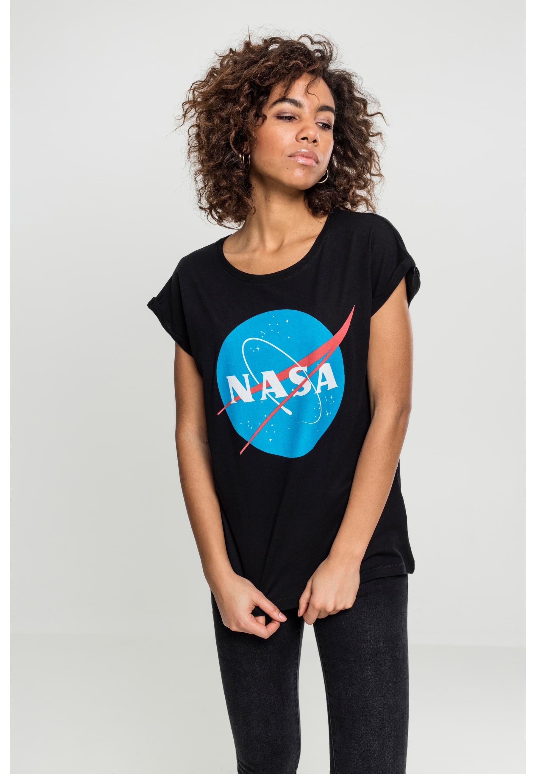 MisterTee T-Shirt »MisterTee Damen Ladies NASA Insignia Tee« 1 Stk. tlg.