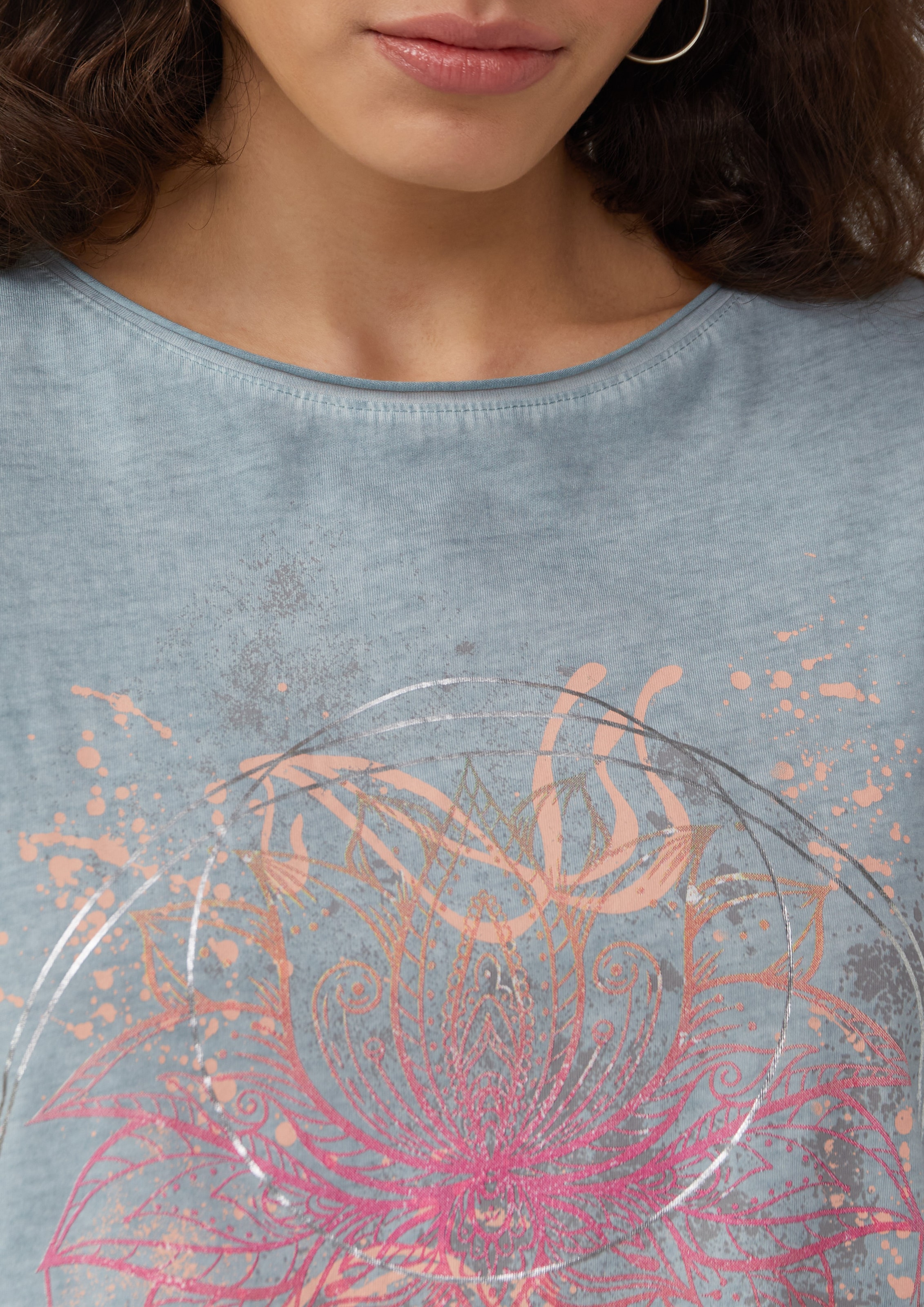 QS T-Shirt, mit Frontprint