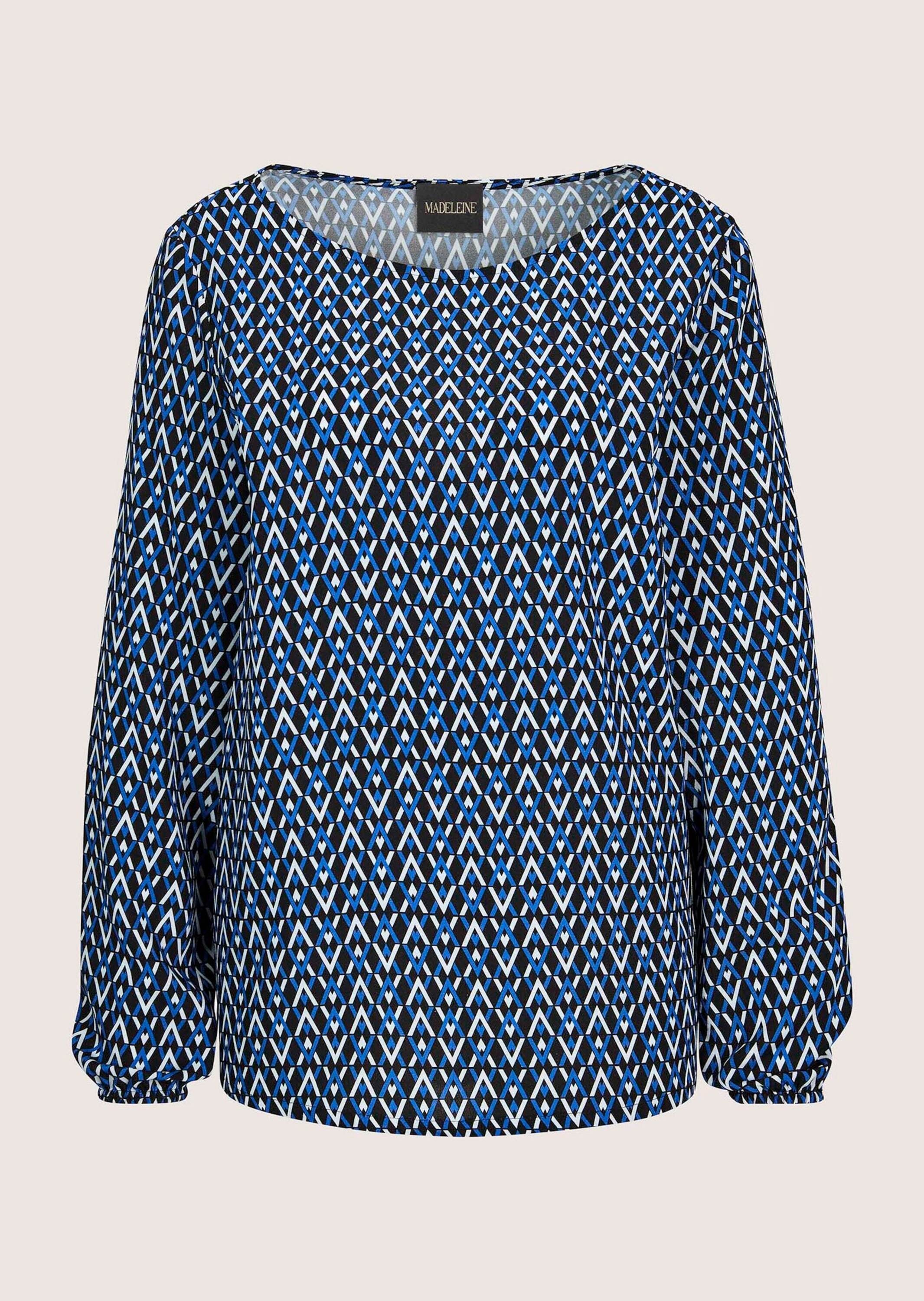 MADELEINE Schlupfbluse "Blusenshirt Viskosebluse mit grafischem Muster" Zic günstig online kaufen
