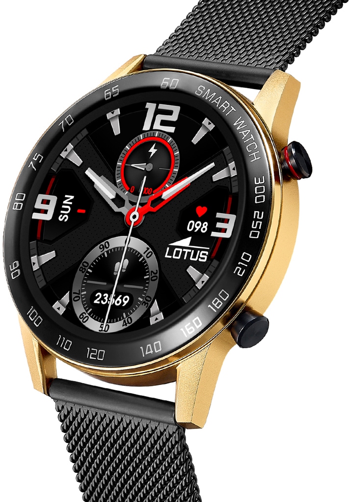 Lotus Smartwatch »50019/1«, Armbanduhr, Herrenuhr, Edelstahlarmband, Schrittzähler, Geschenkidee)