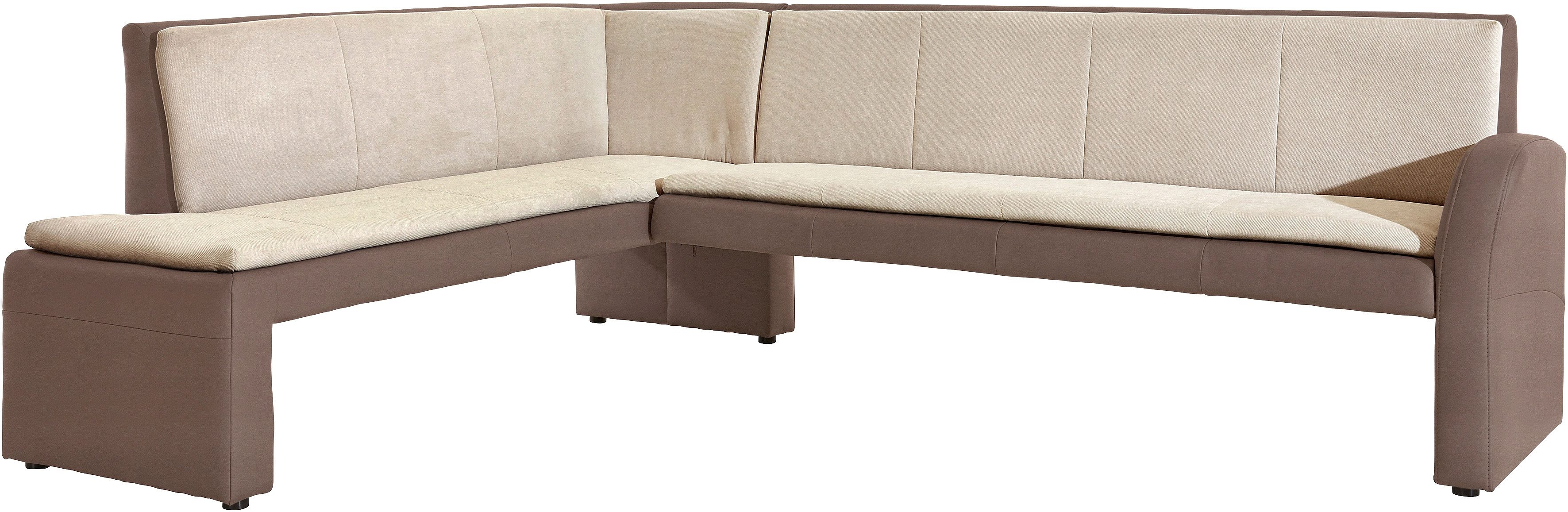 exxpo - sofa fashion Eckbank "Cortado, elegant und modern mit hohem Sitzkomfort" hohe Bodenfreiheit, schöne Detailverarbeitung