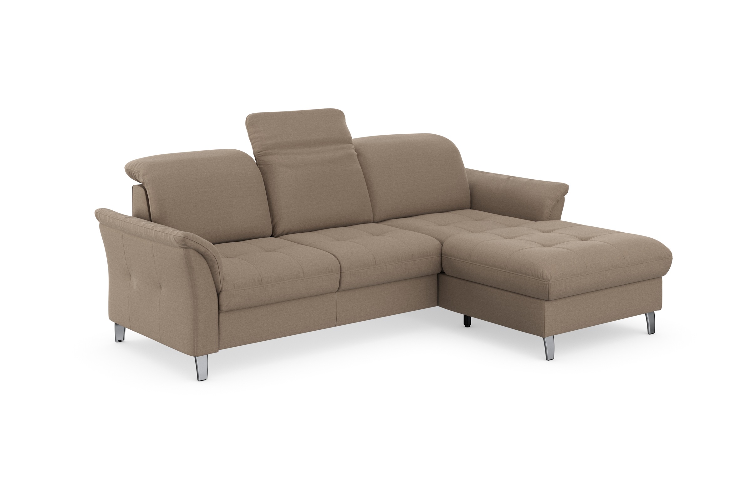 sit&more Ecksofa »Maggiore L-Form«, wahlweise mit Kopfteilverstellung, Bettfunktion und Bettkasten