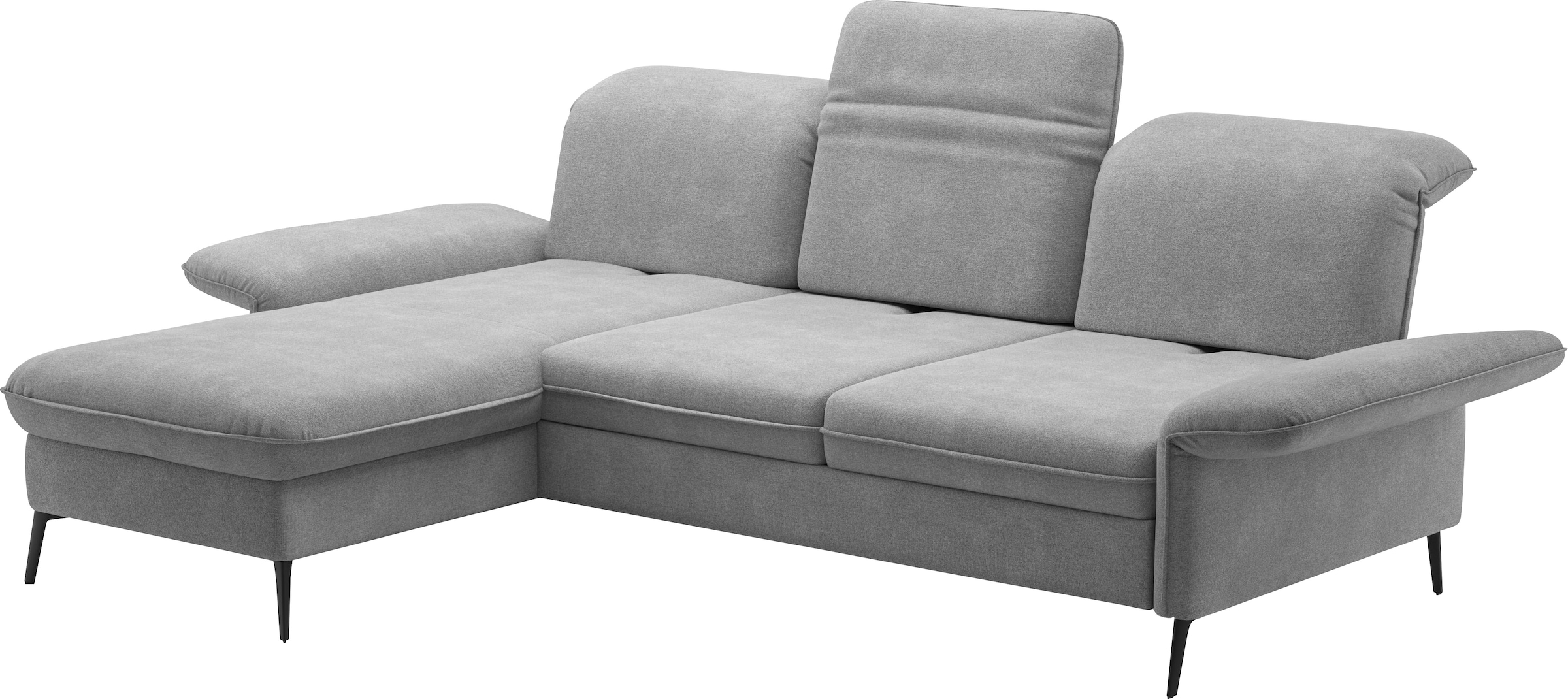 sit&more Ecksofa »Emely«, mit Sitztiefenverstellung optional mit Bettfunktion und Bettkasten