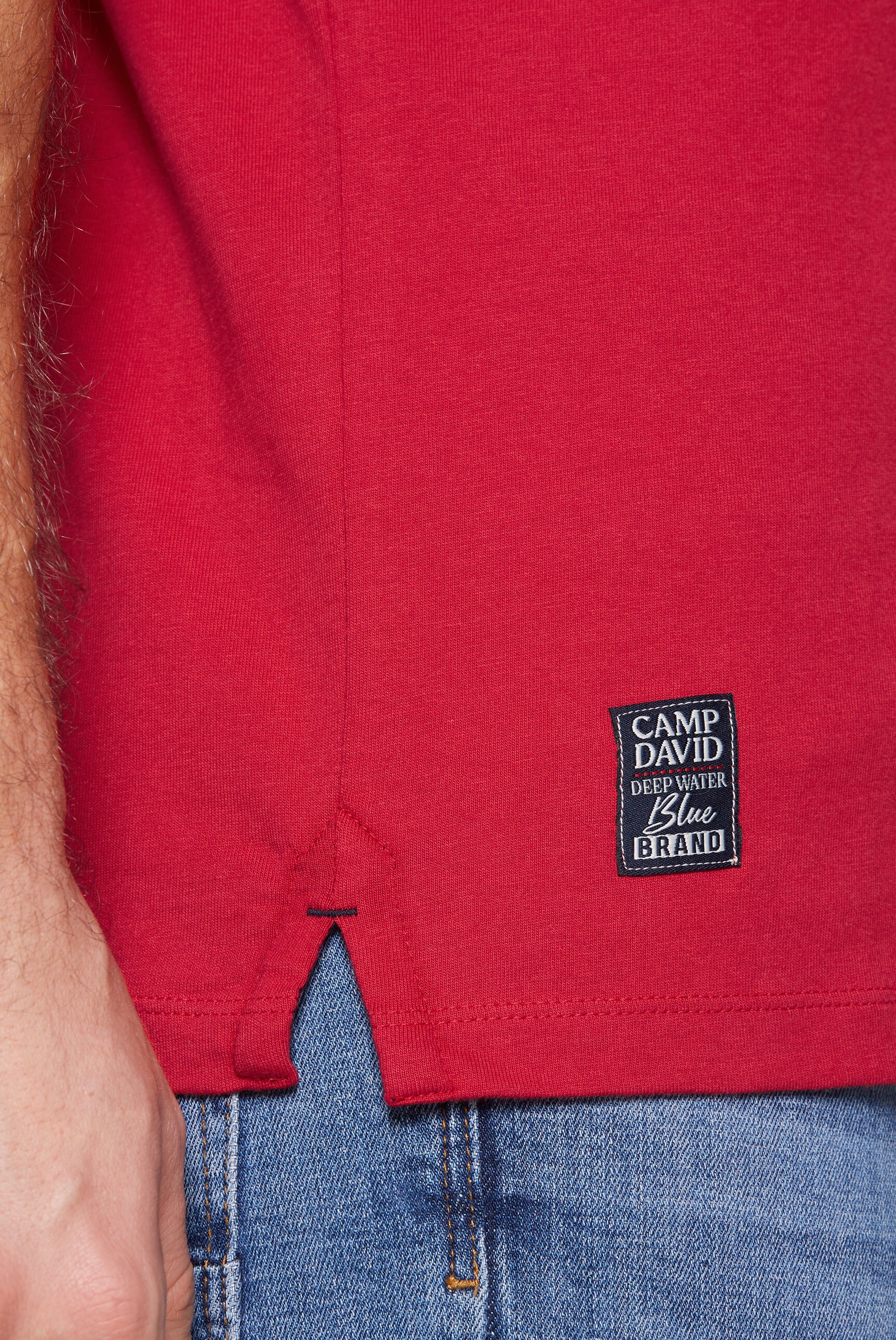 CAMP DAVID Poloshirt, aus Baumwolle