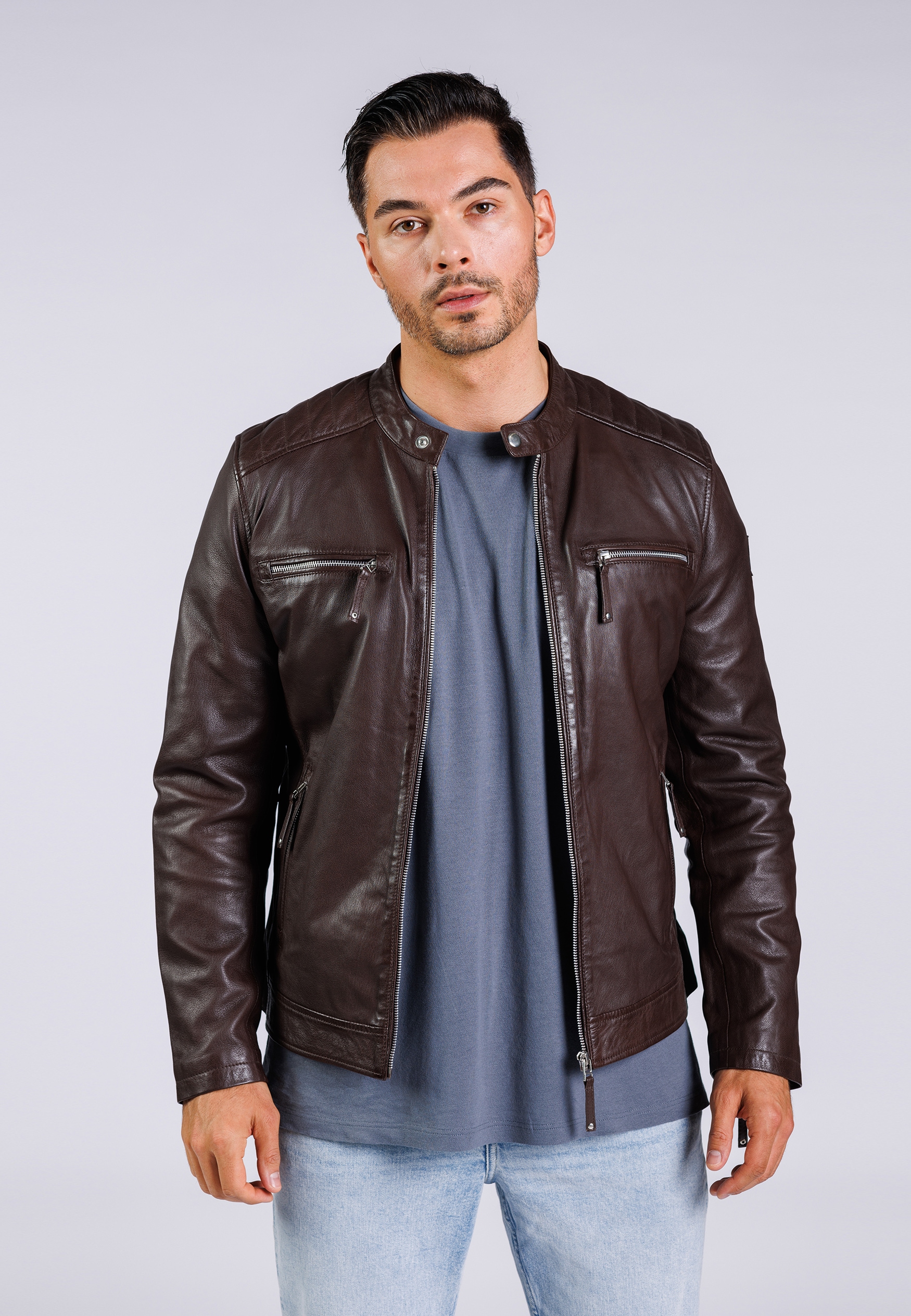 Freaky Nation Lederjacke »Tino-FN«