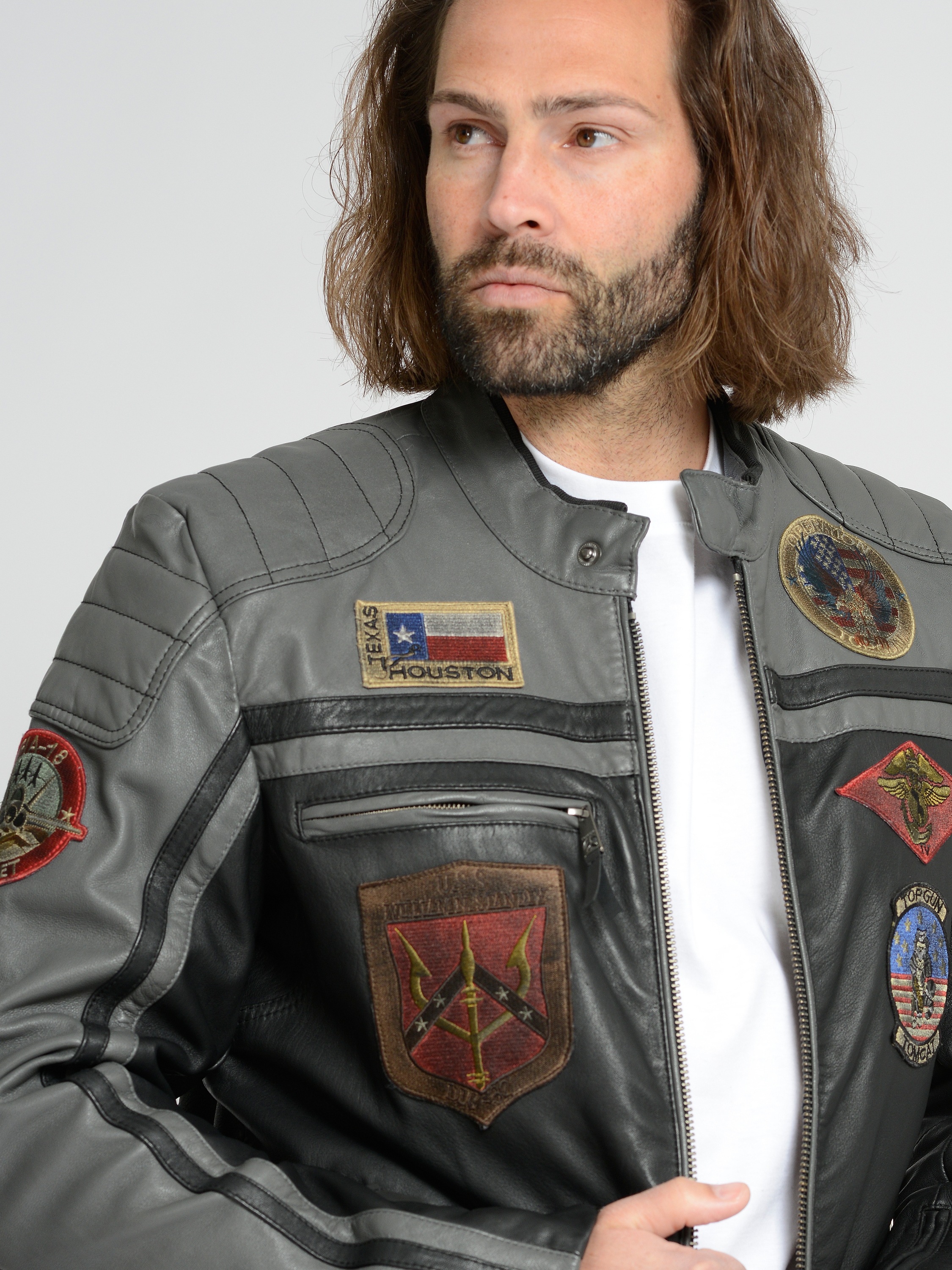 TOP GUN Lederjacke »TGJ1005«