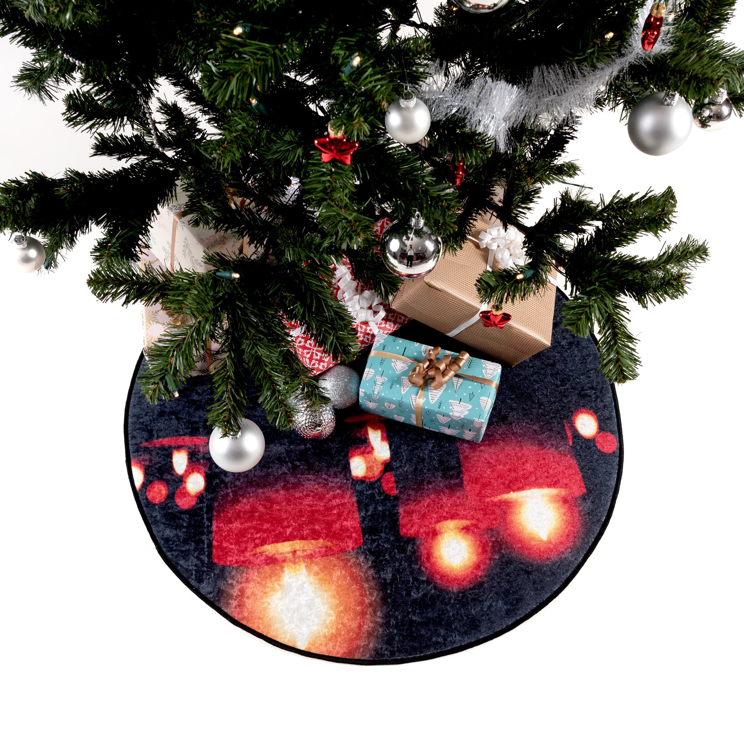 Sehrazat Teppich »Christmas Unterlage 1226«, Weihnachtsbaum auf waschbar, | Weihnachten, BAUR Rechnung rund