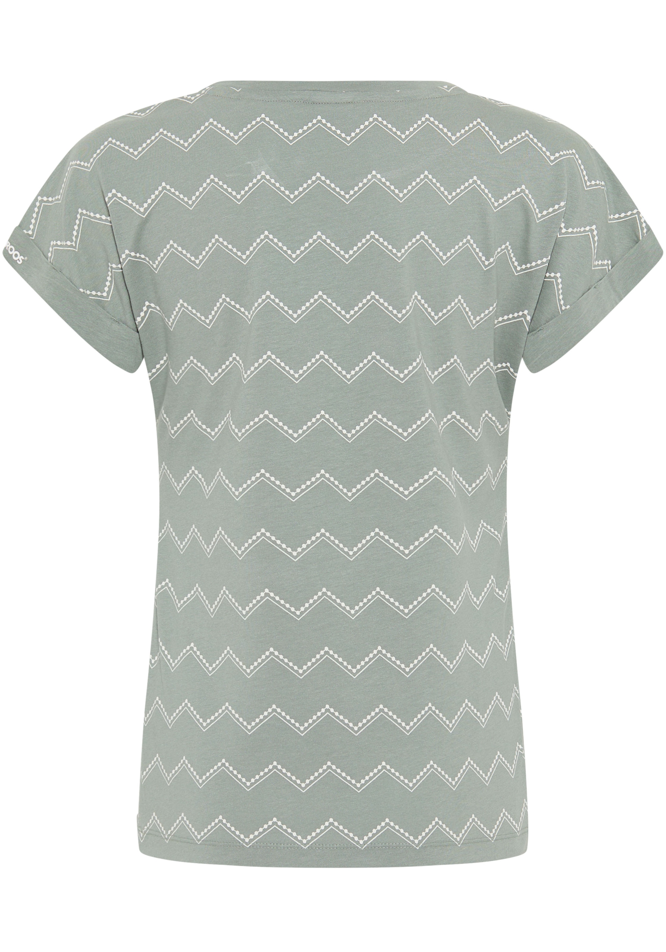 KangaROOS Kurzarmshirt, mit Zick-Zack-Muster
