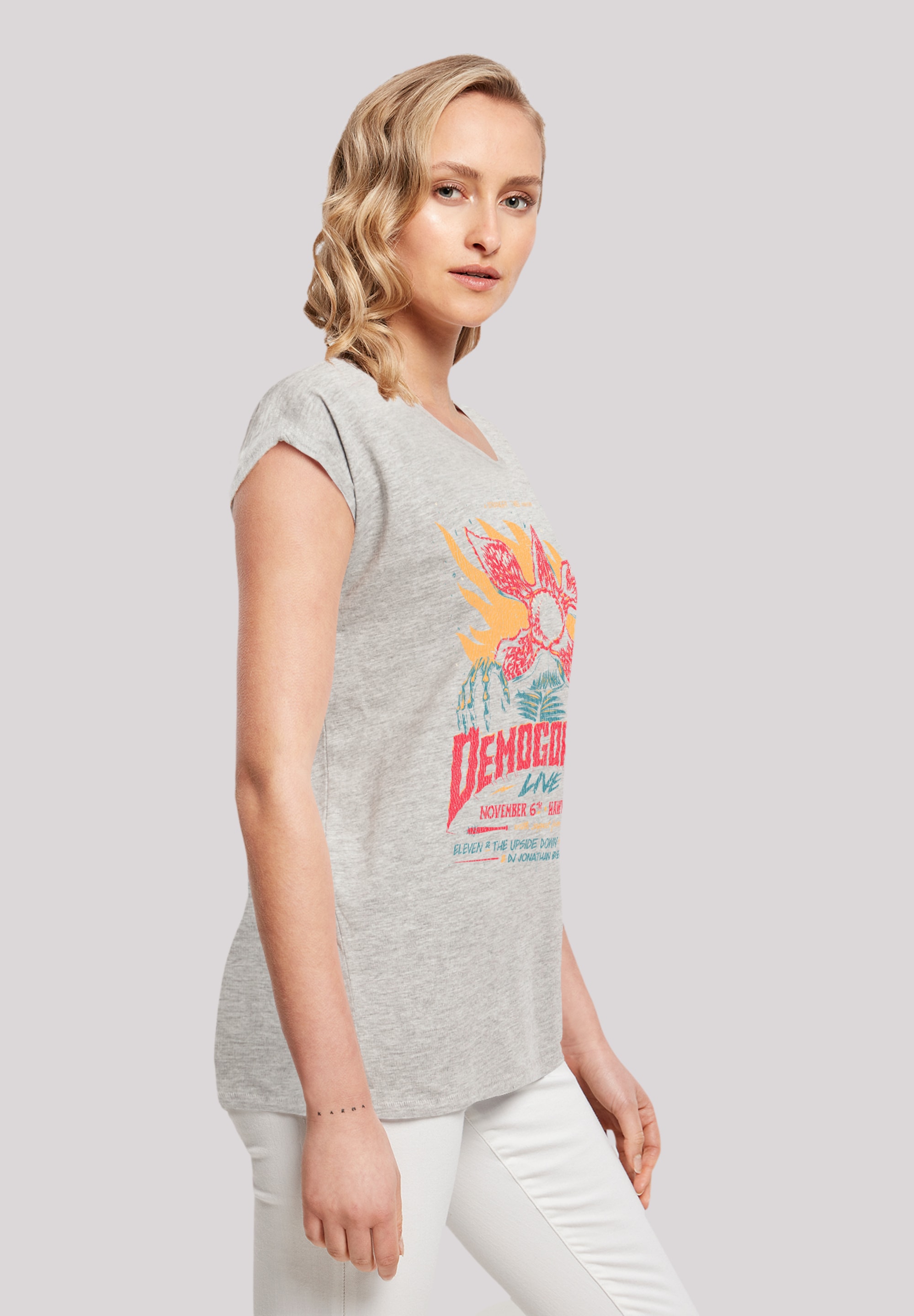 F4NT4STIC T-Shirt »Stranger Things Demogorgon Poster«, Premium Qualität
