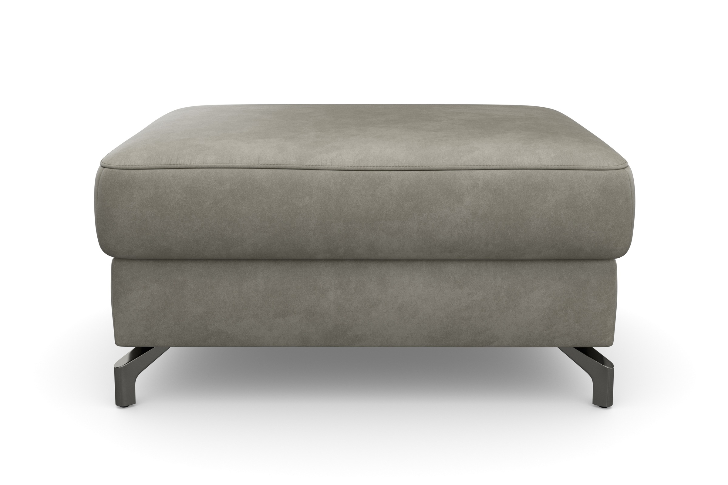 Stauraumhocker SIT & MORE "Scarlett", grau (hellgrau), B:102cm H:48cm T:67cm, Hocker, mit Stauraum 2