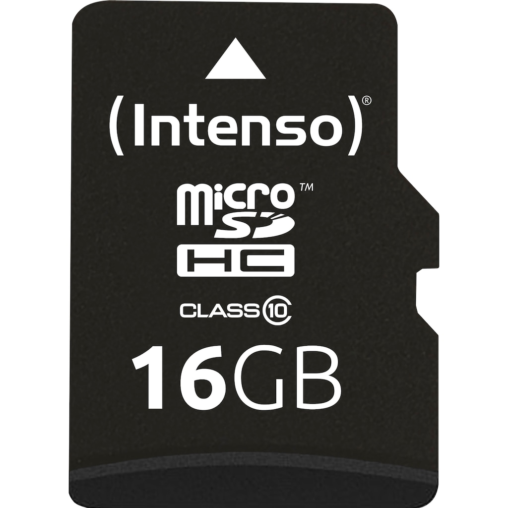 Intenso Speicherkarte »microSDHC Class 10 + SD-Adapter«, (20 MB/s Lesegeschwindigkeit)