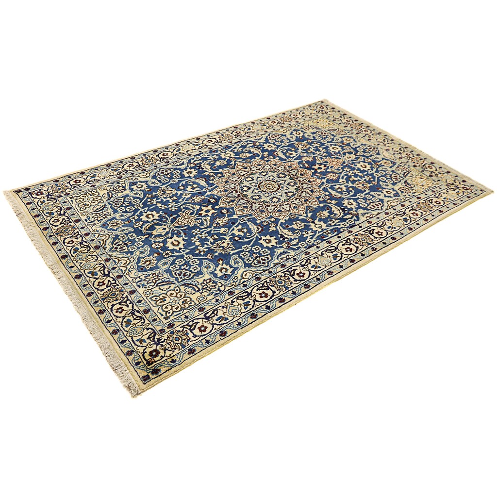 morgenland Orientteppich »Perser - Nain - Royal - 202 x 125 cm - dunkelblau«, rechteckig