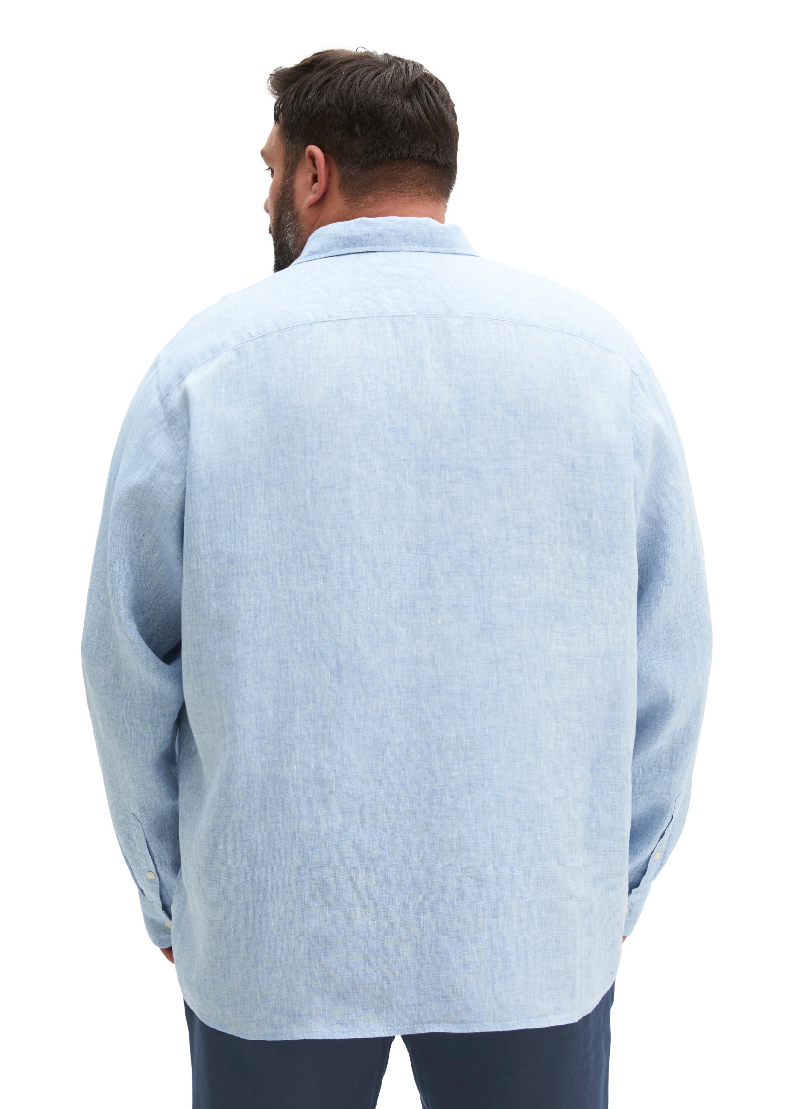 Marc O'Polo Langarmhemd »aus feinem Leinen-Chambray«