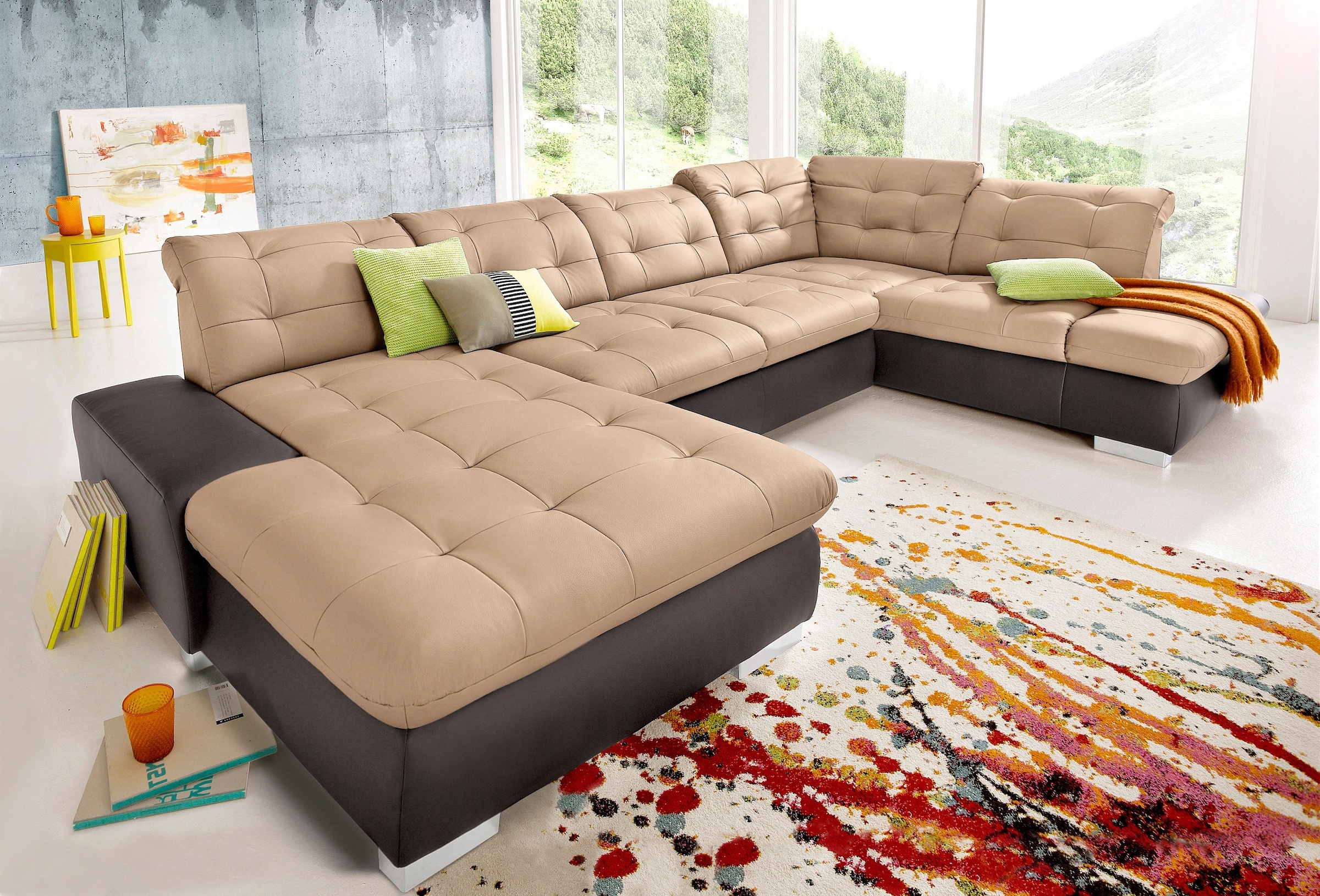 sit&more Wohnlandschaft "Palomino U-Form", wahlweise in XL oder XXL