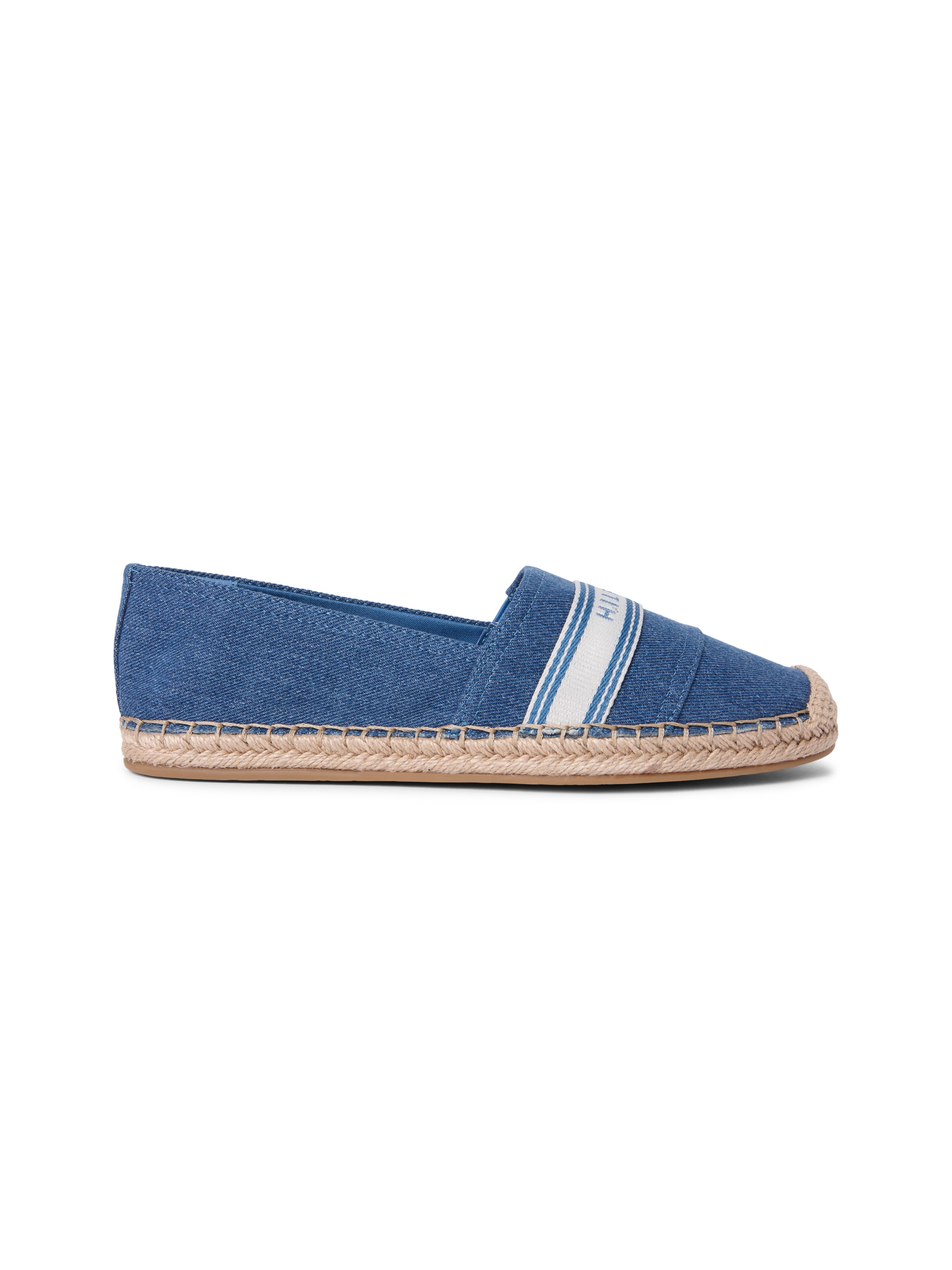 Tommy Hilfiger Espadrille »HILFIGER WEBBING ESPADRILLE«  Halbschuh, Schlupfschuh, Sommerschuh mit Logoschriftzug