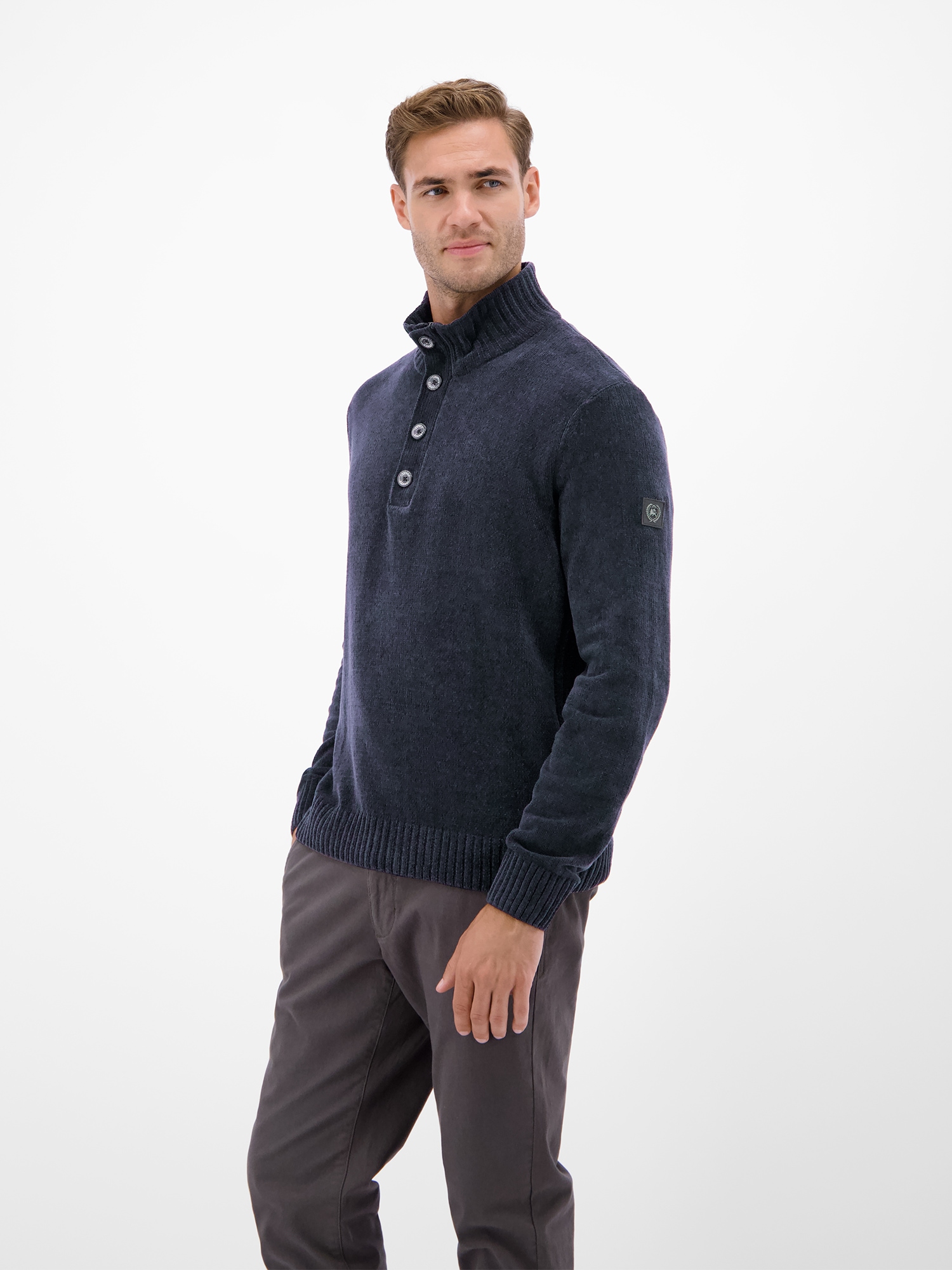 LERROS Strickpullover »LERROS Herren Stricktroyer, weich wie Samt«