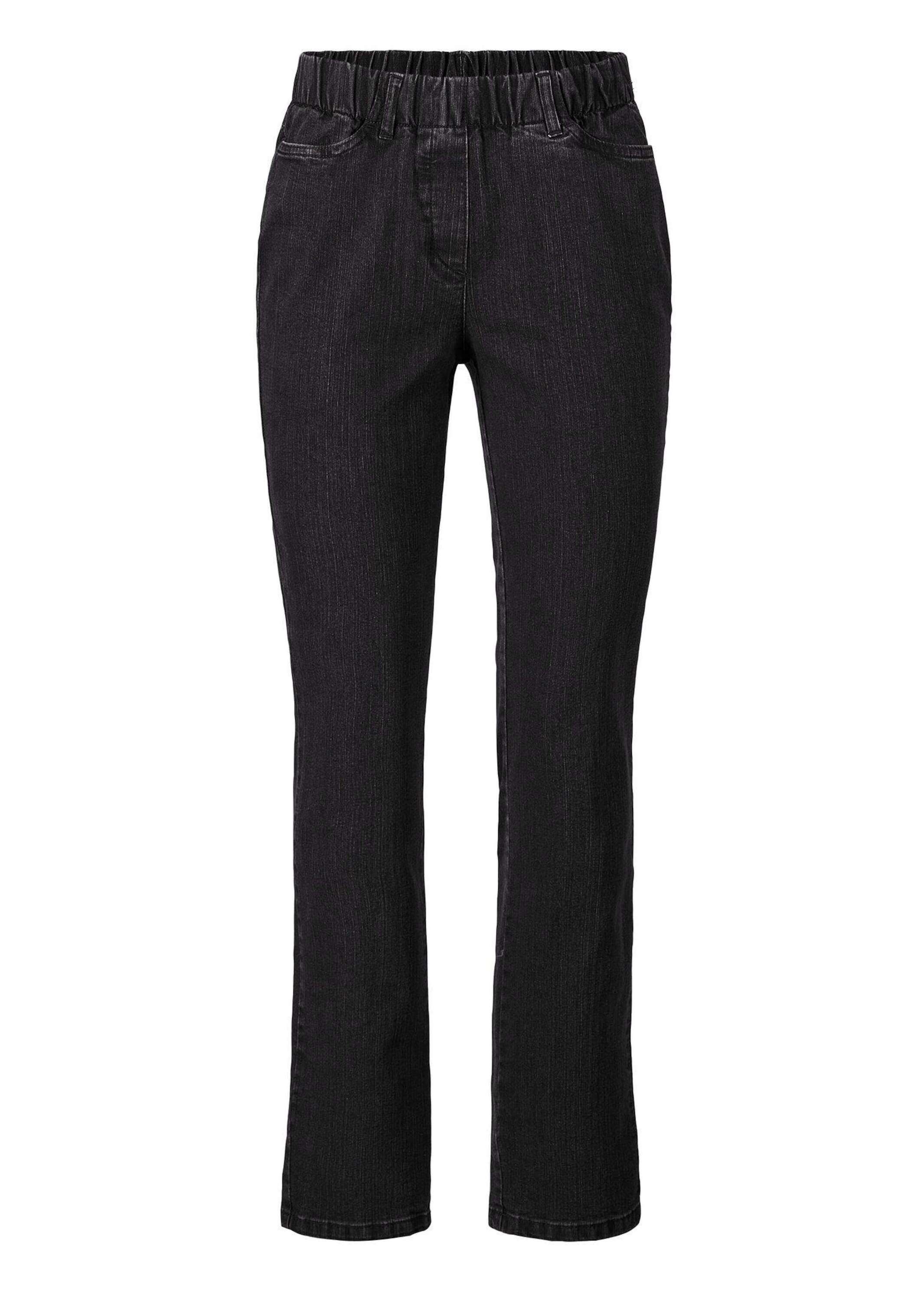 GOLDNER Regular-fit-Jeans "Klassische Jeansschlupfhose LOUISA" Dehnbar in jede Richtung