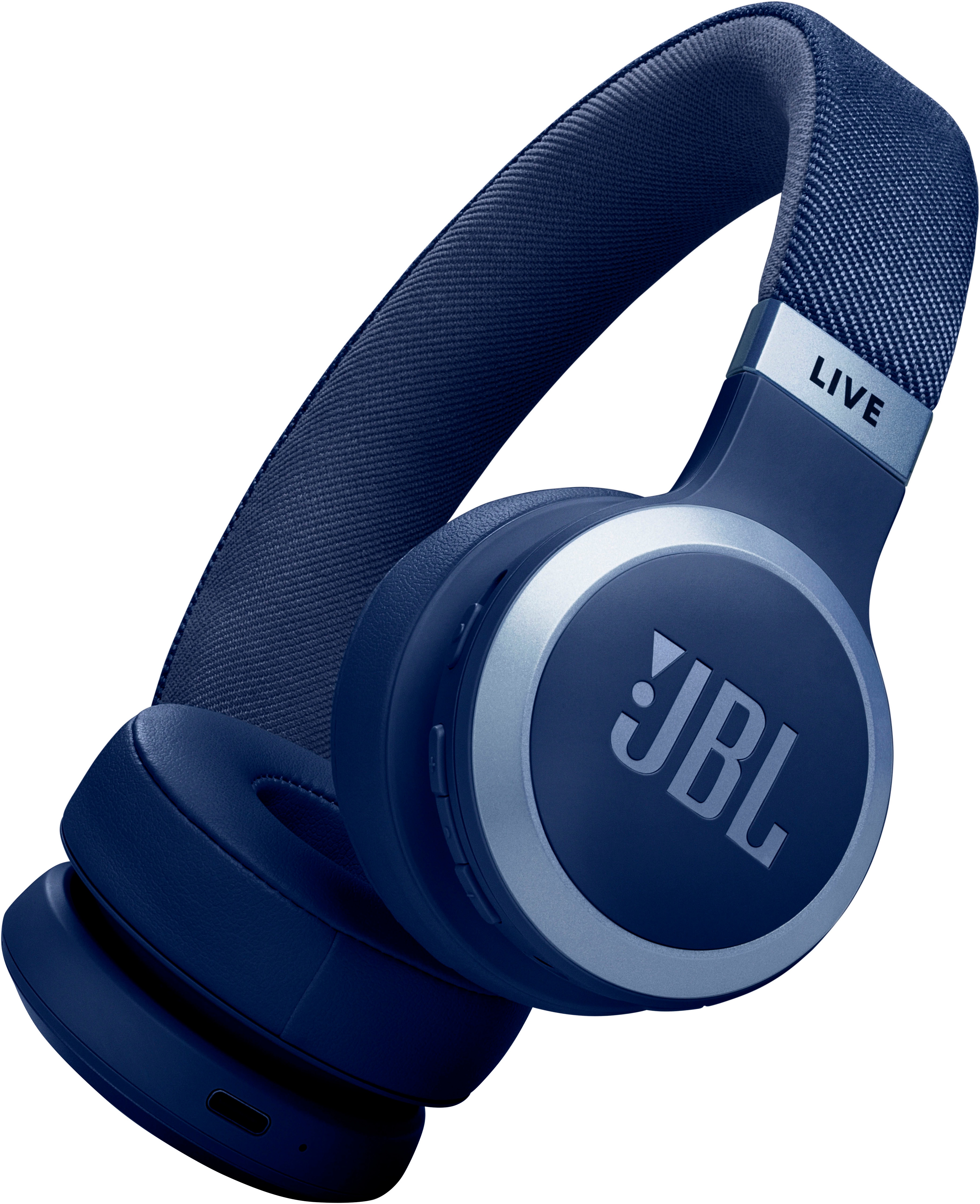 JBL On-Ear-Kopfhörer "LIVE 670NC", B:7,3cm H:7,3cm T:3,7cm, blau, Kopfhörer, Bluetooth On-Ear-Kopfhörer